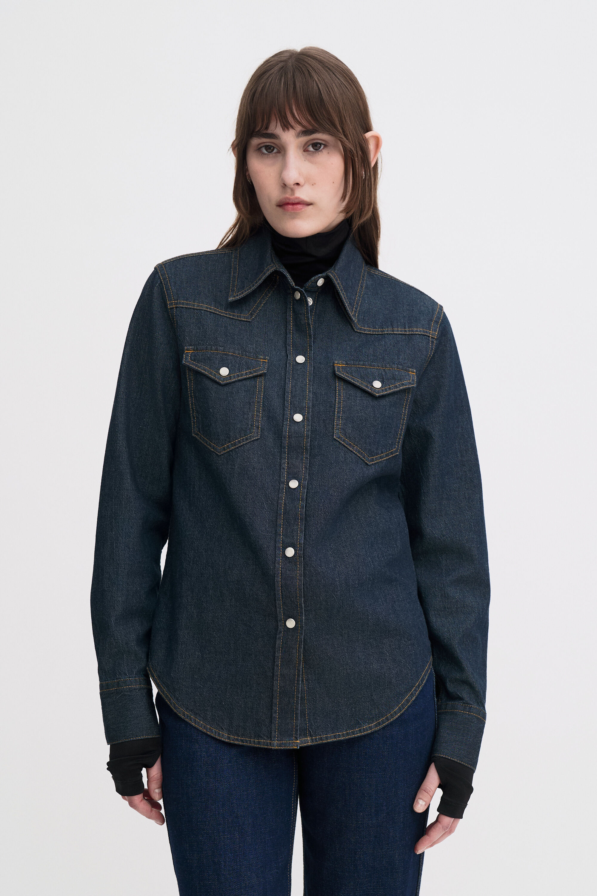 Classic Denim Shirt - Rinsed Blue Wash | FILIPPA K