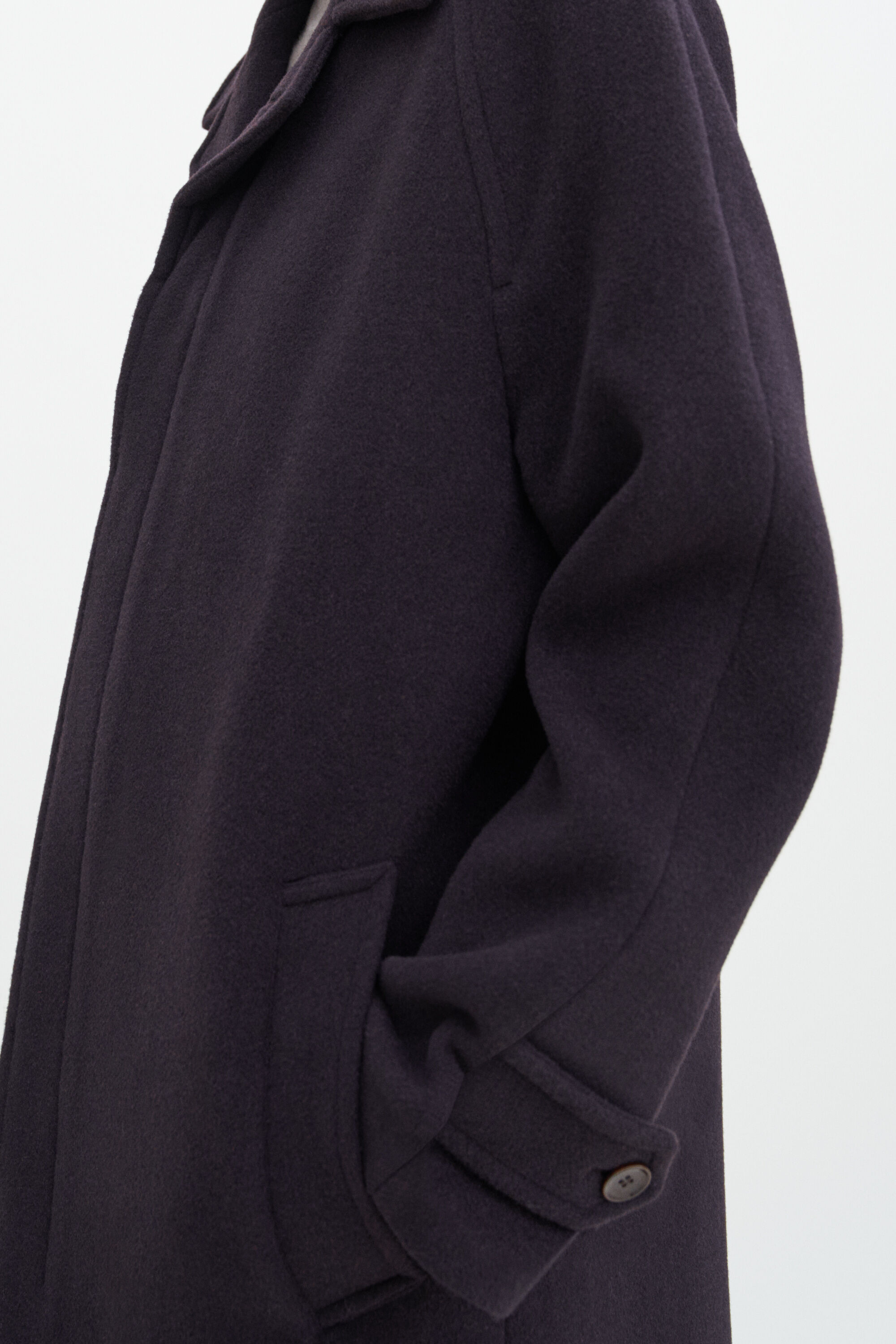 Fleece car coat womens top