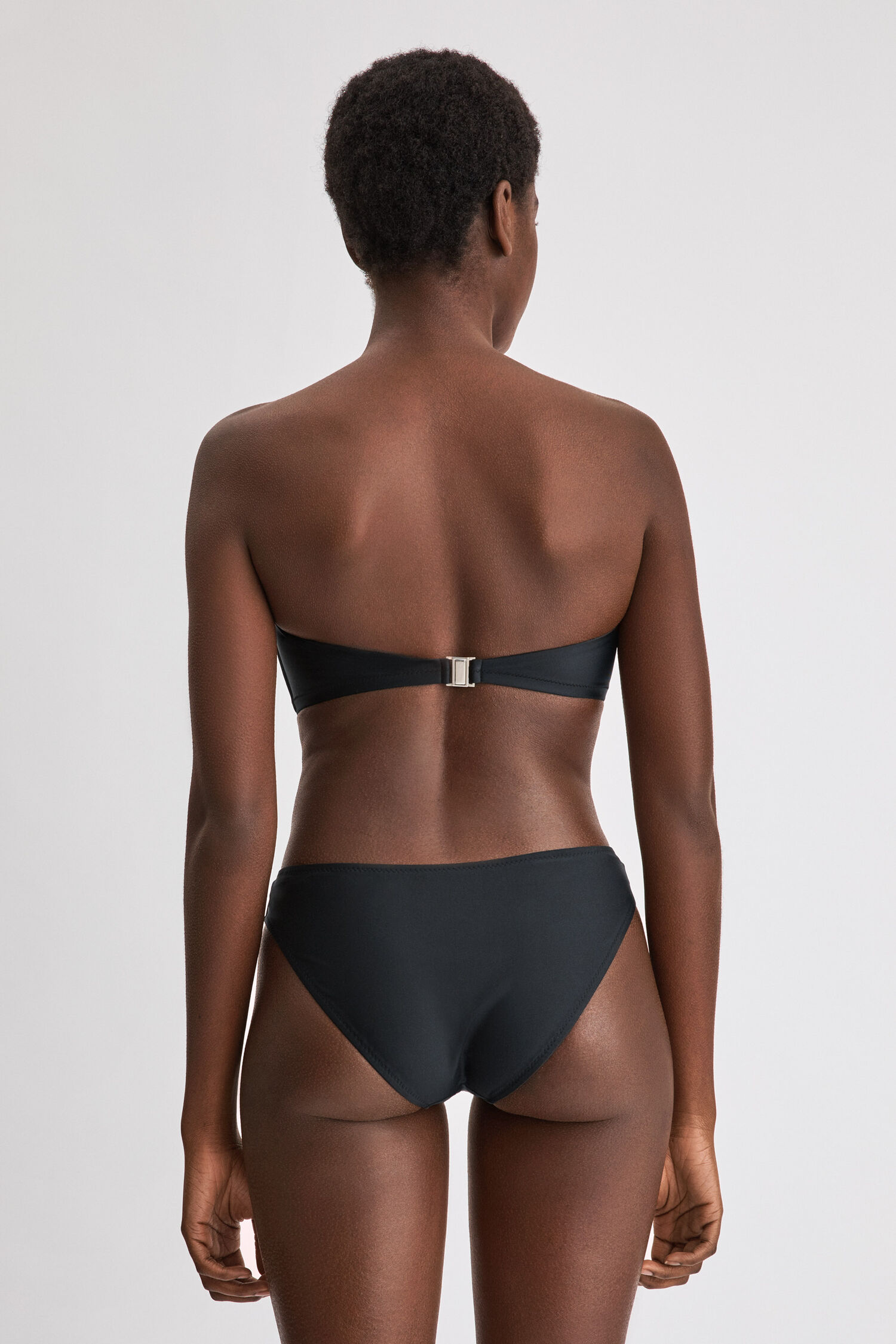 Shiny Bandeau Bikini Top