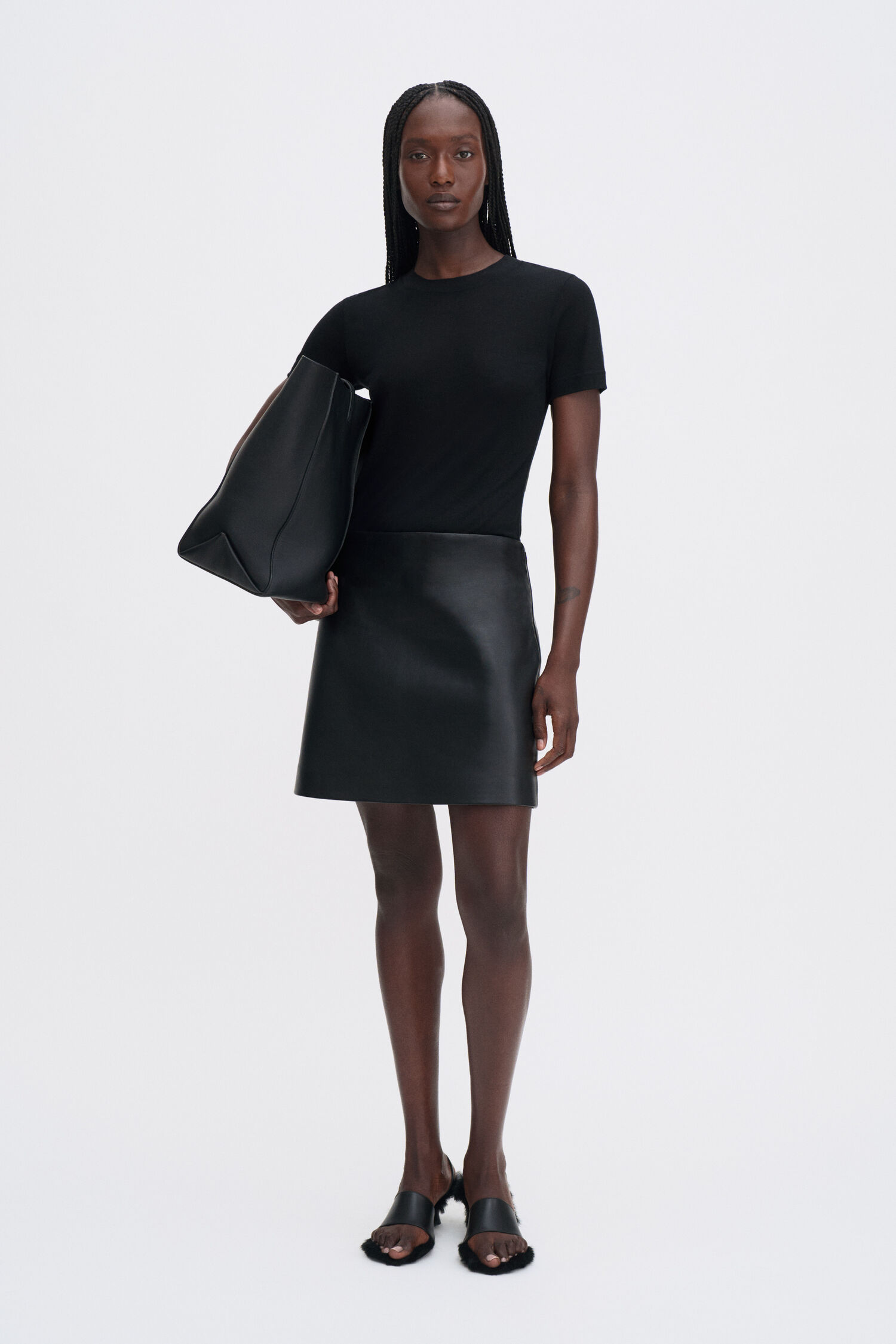 Leather Mini Skirt