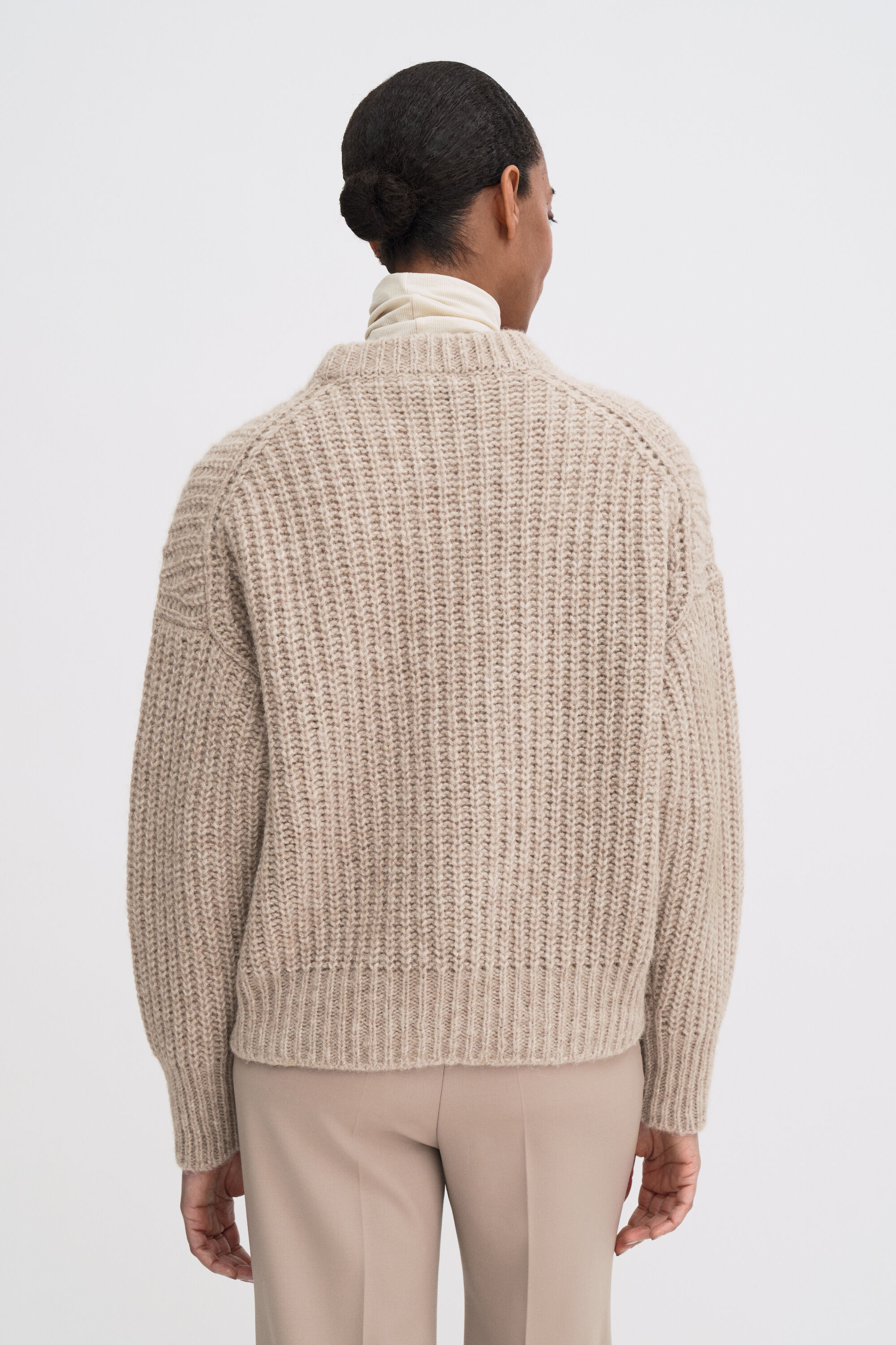 Soft Alpaca Sweater - Light Beige | FILIPPA K