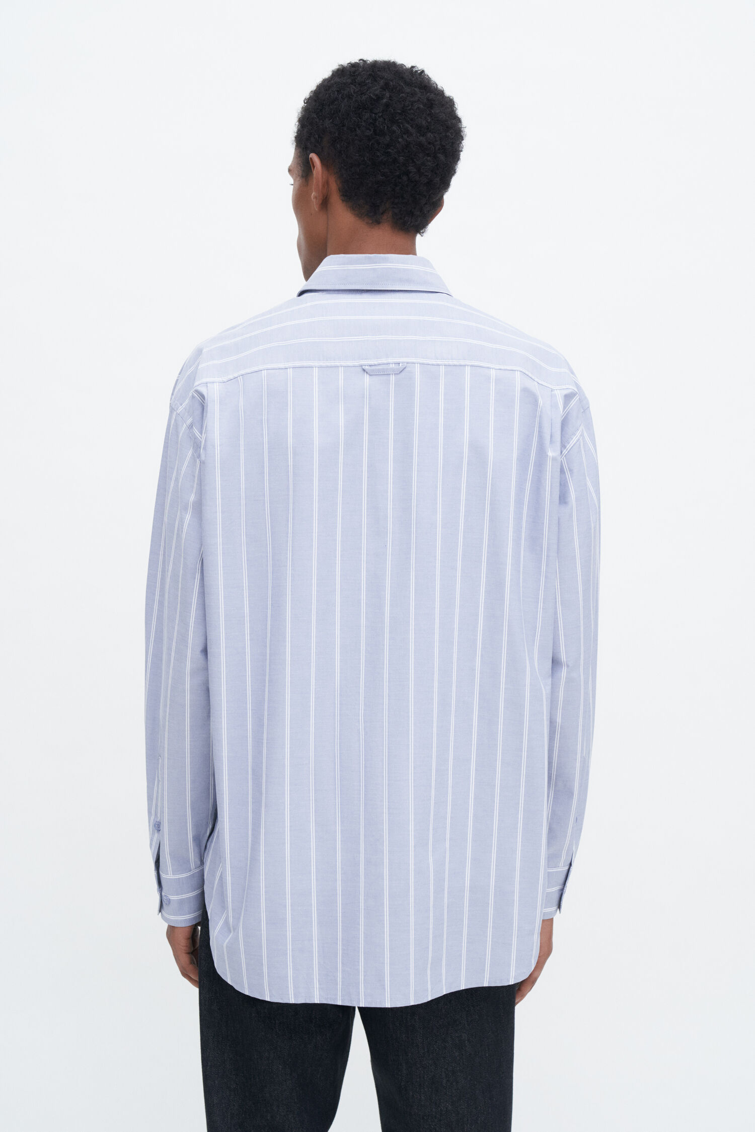 Striped Cotton Poplin Shirt