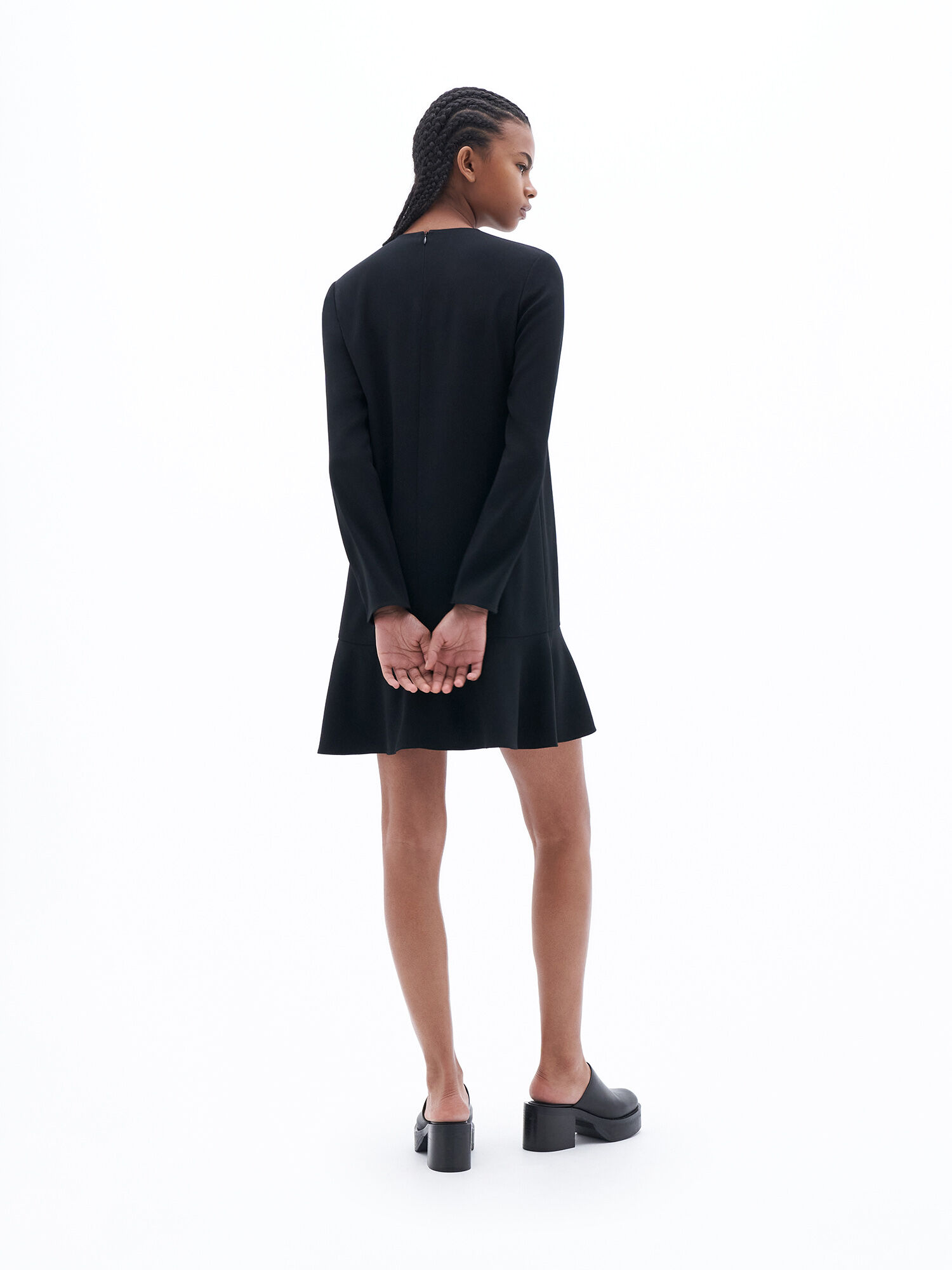 Triacetate Long sleeve Dress