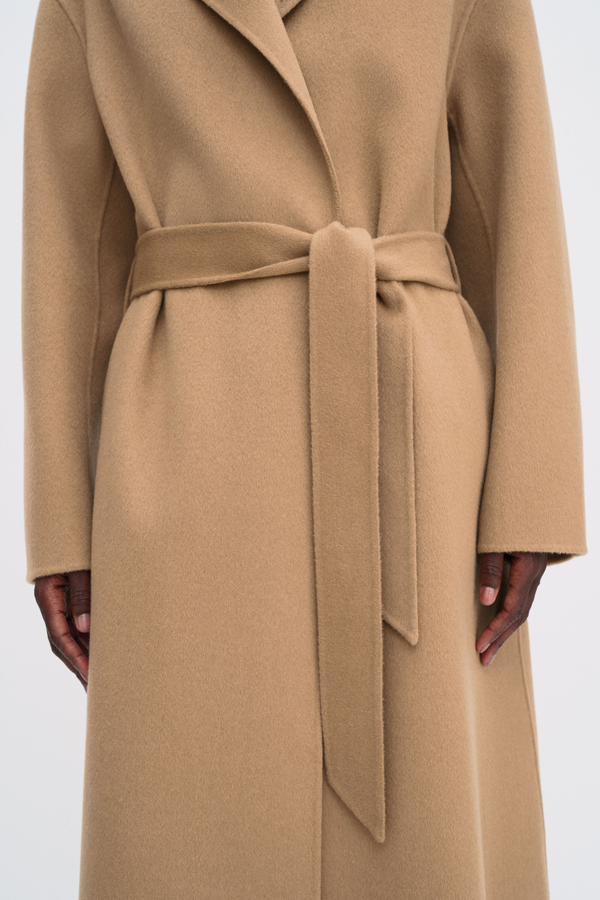 Alyssa Doublé Coat - Dark Camel | FILIPPA K