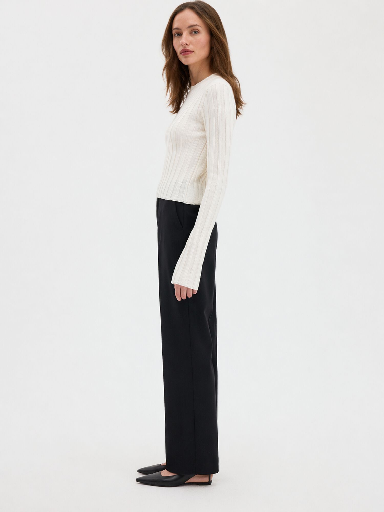 Cara Flannel Trousers