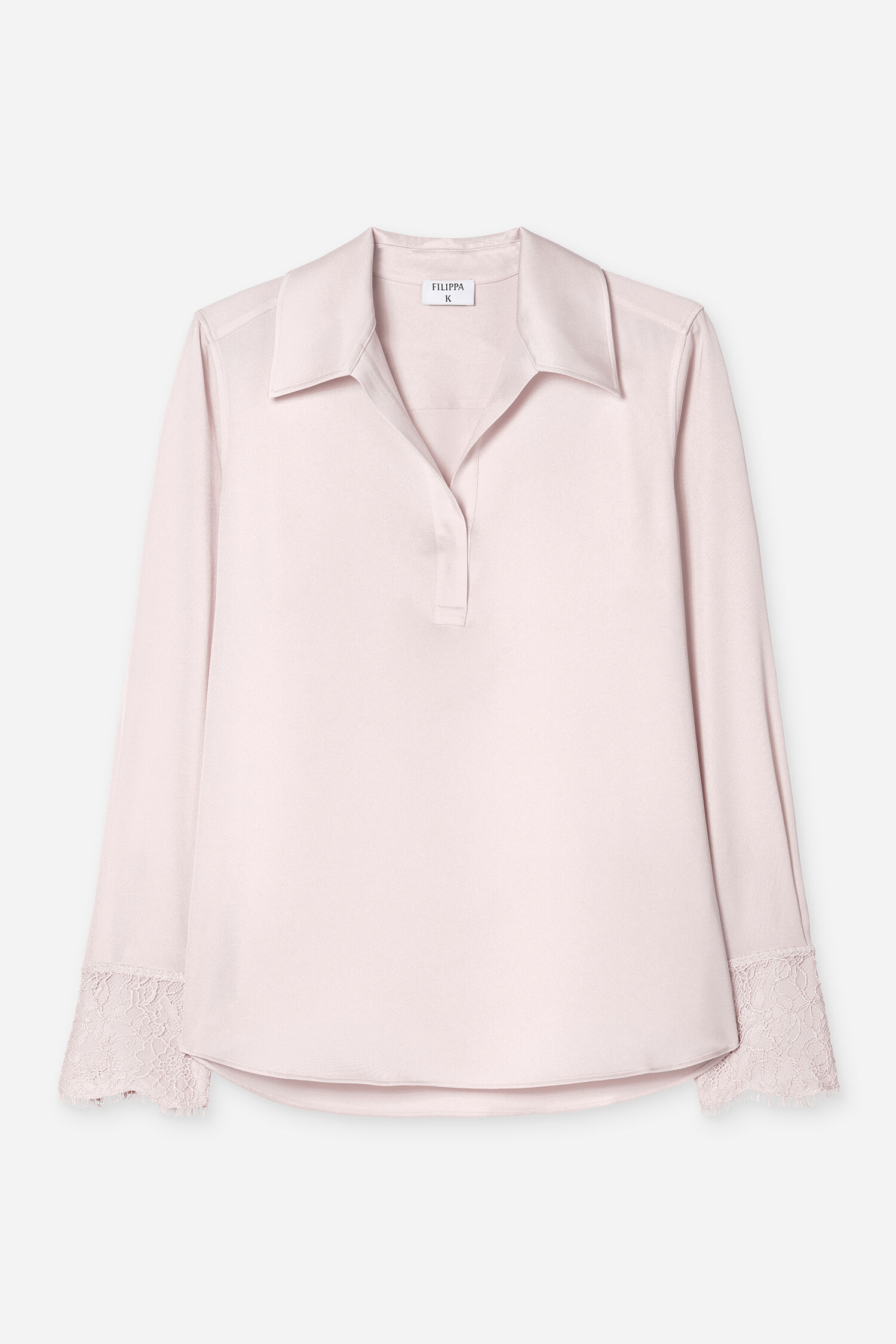 Lace Cuff Detail Blouse