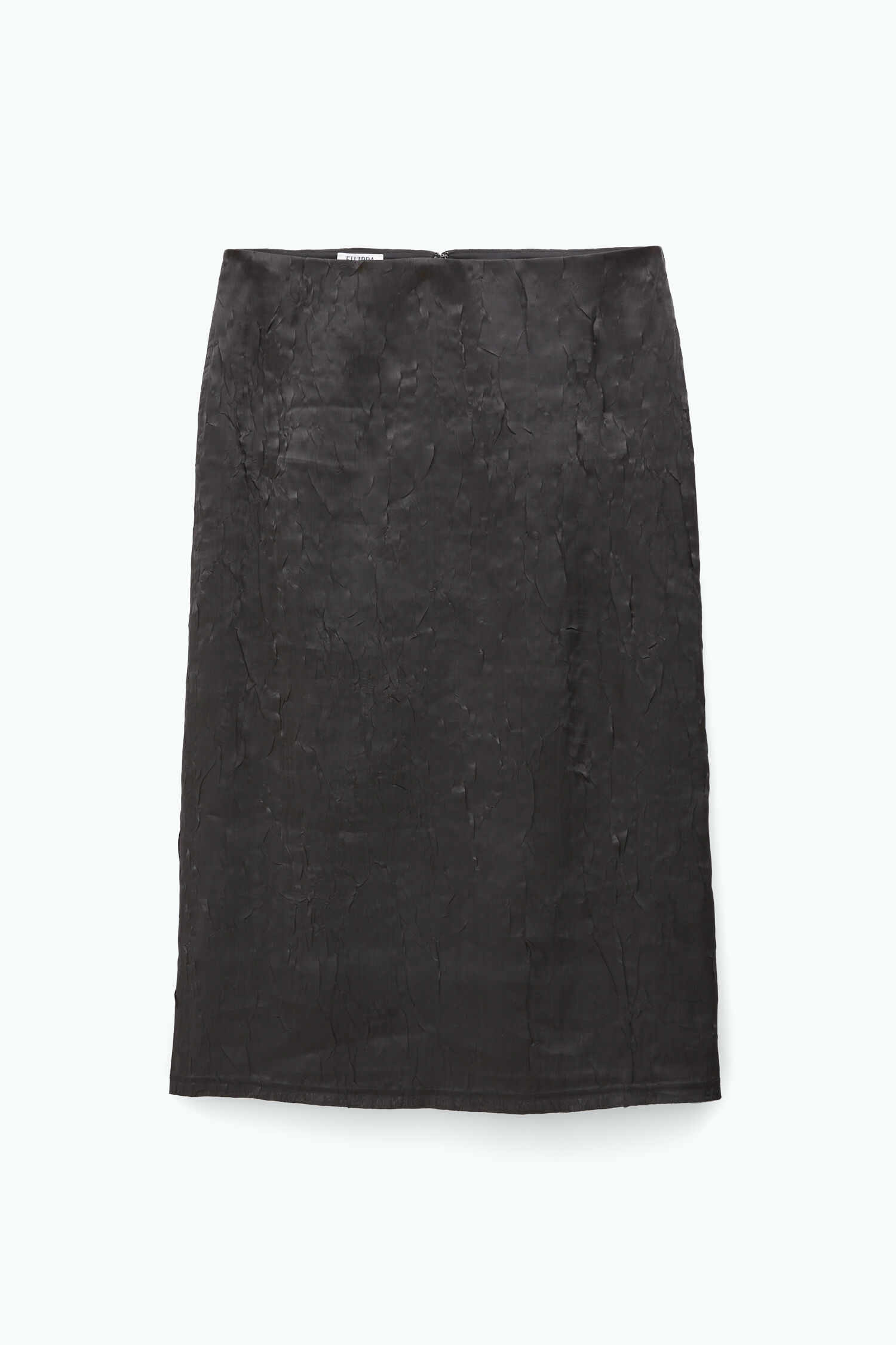 Crinkled Pencil Skirt