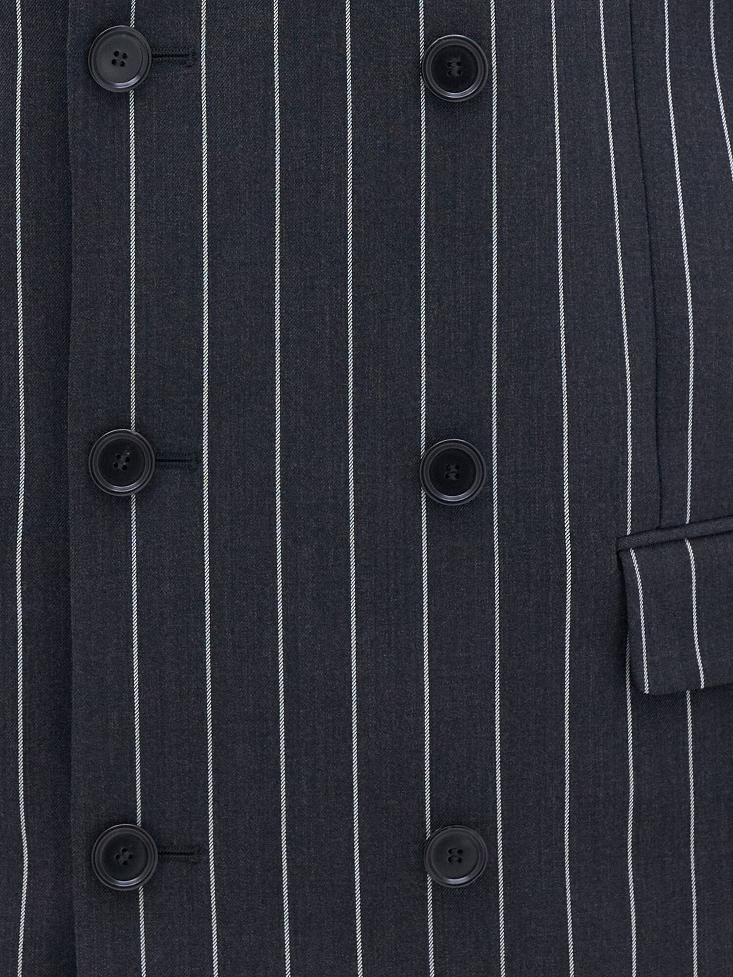 Double Breasted Pinstripe Blazer