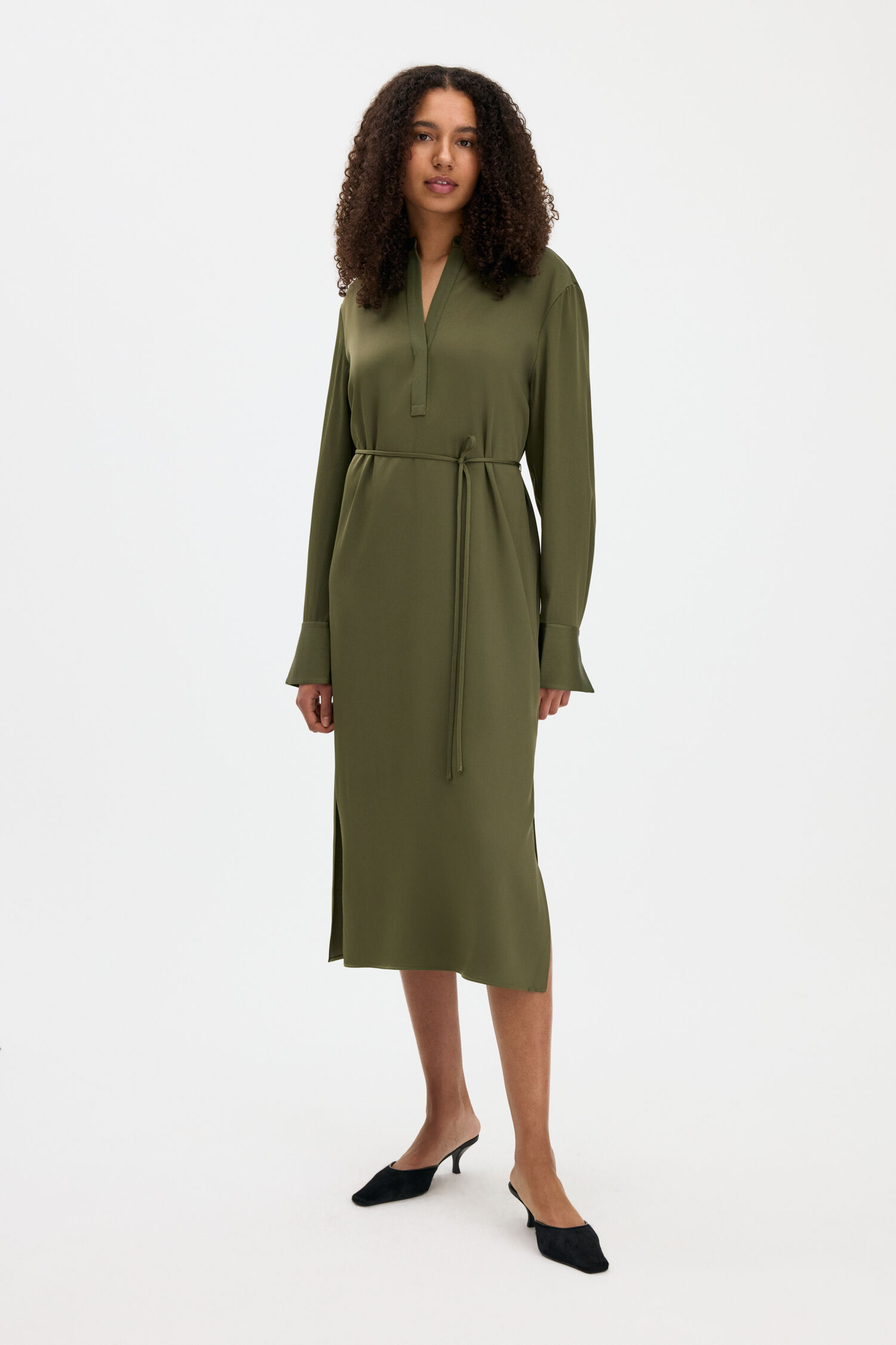 Half Placket Dress