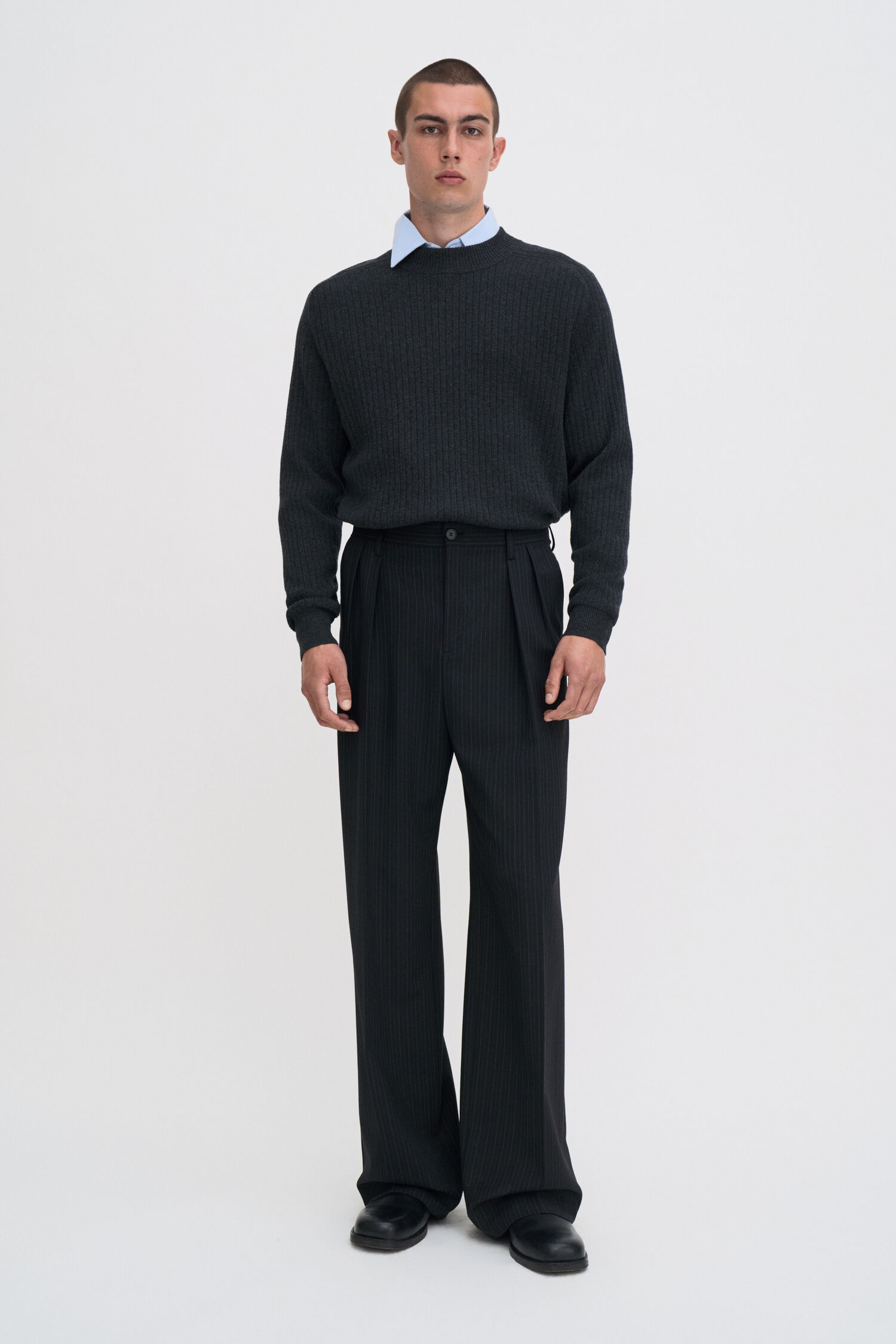 Milo Pinstripe Trousers