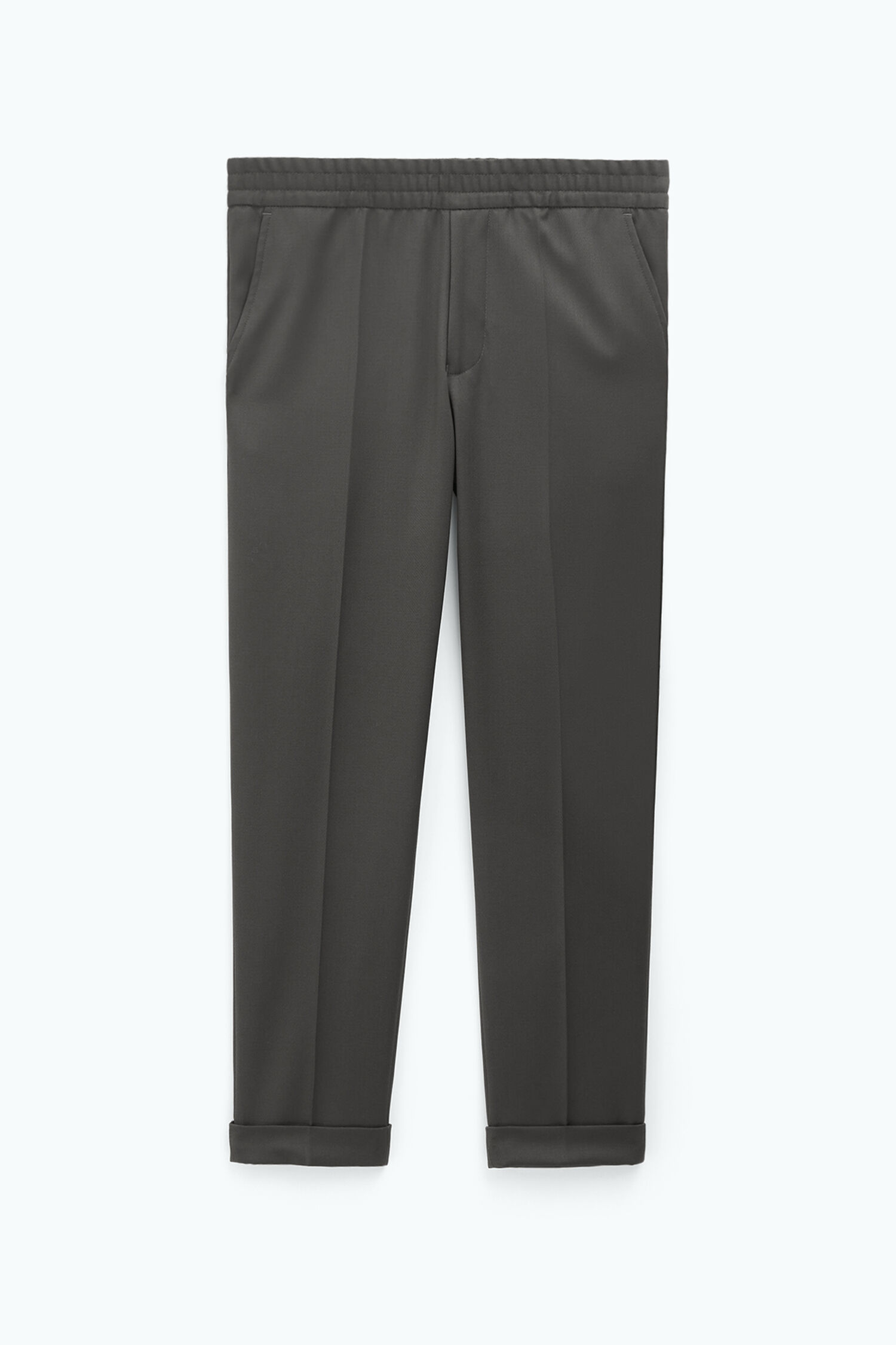 Terry Cropped Trousers Dark Forest Green Filippa K