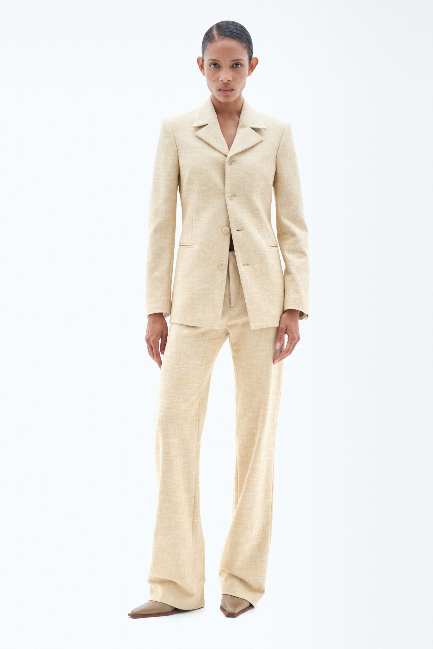 Slim Textured Blazer