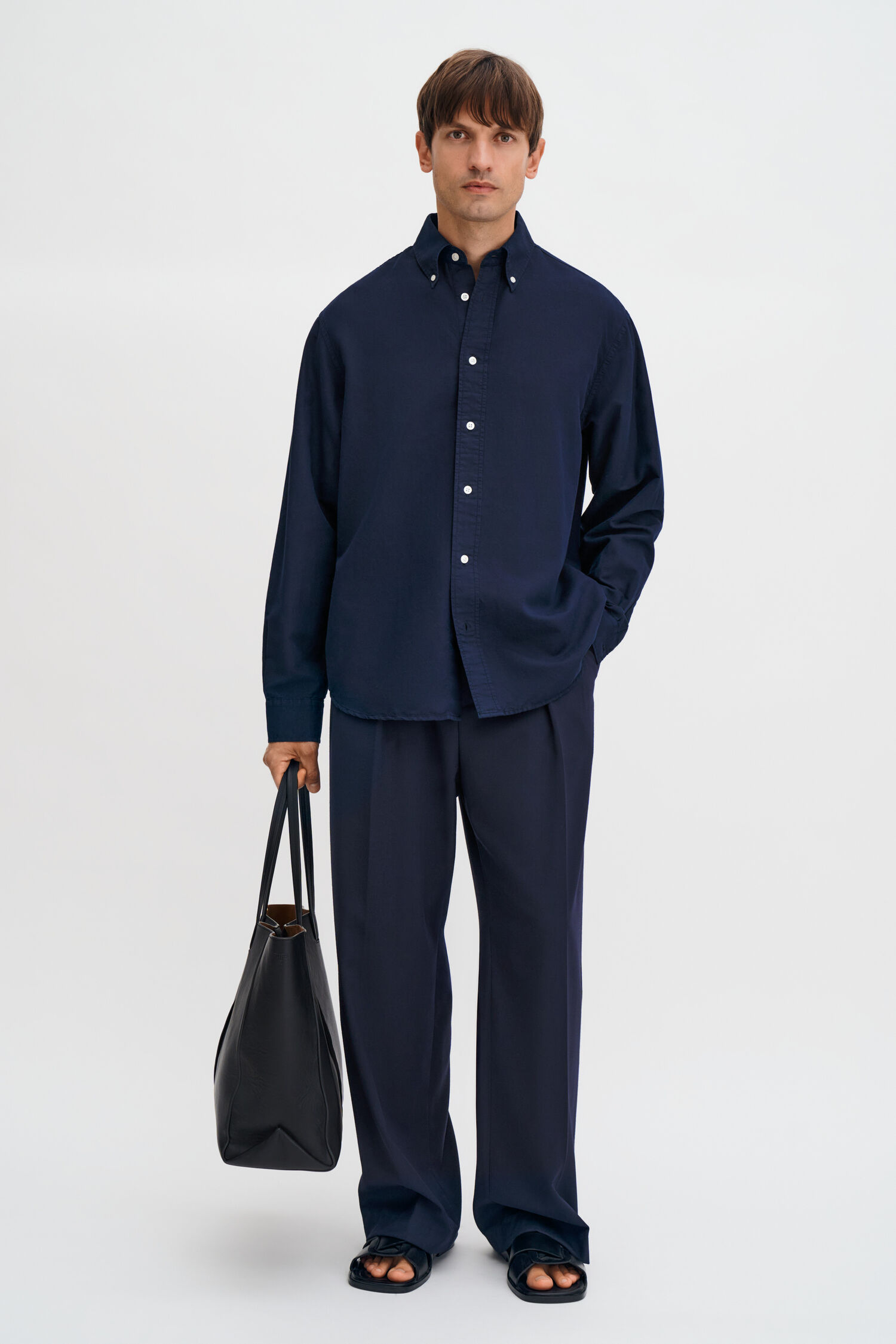 Relaxed Cotton Linen Shirt