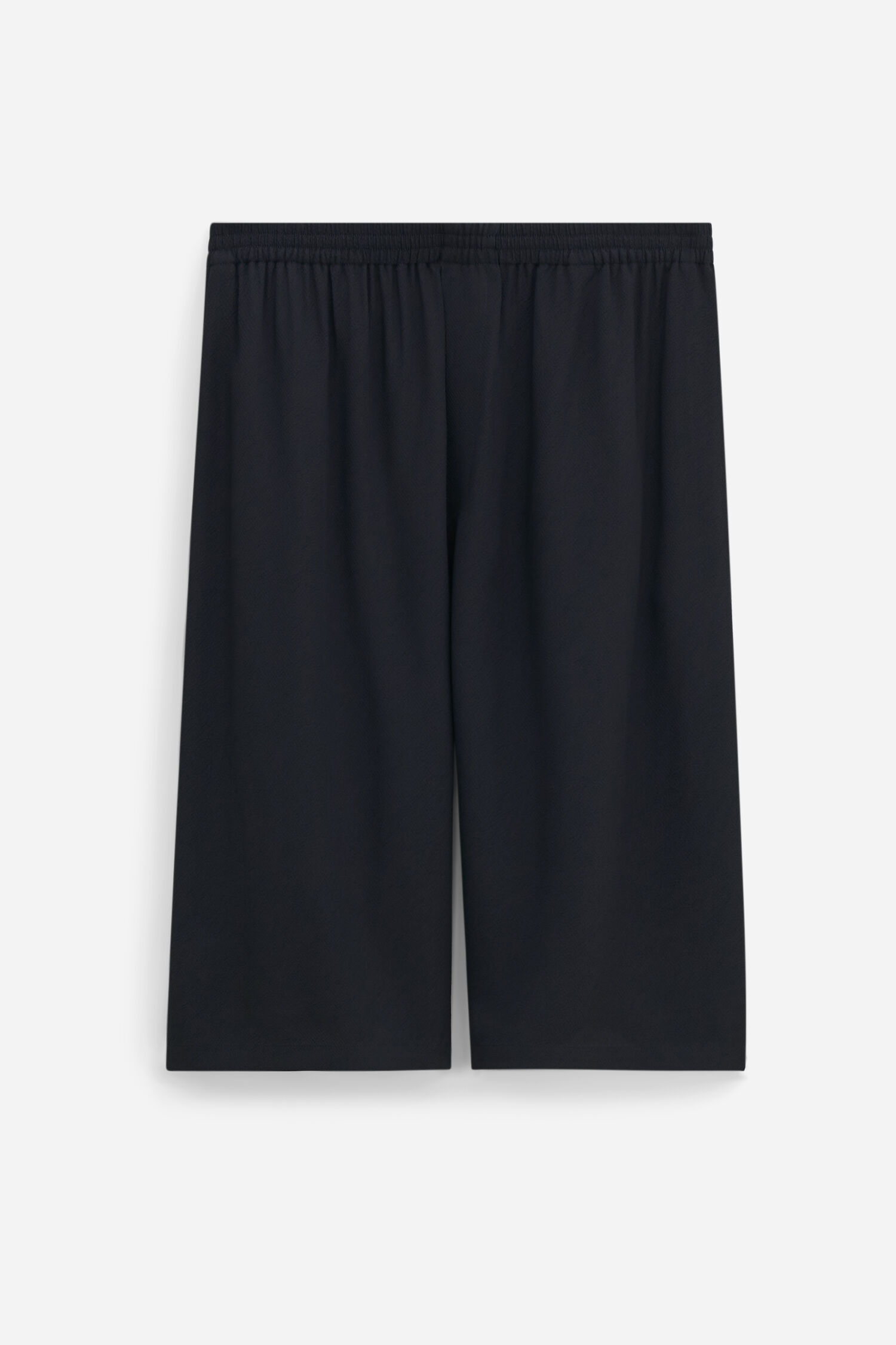 Draped Twill Shorts