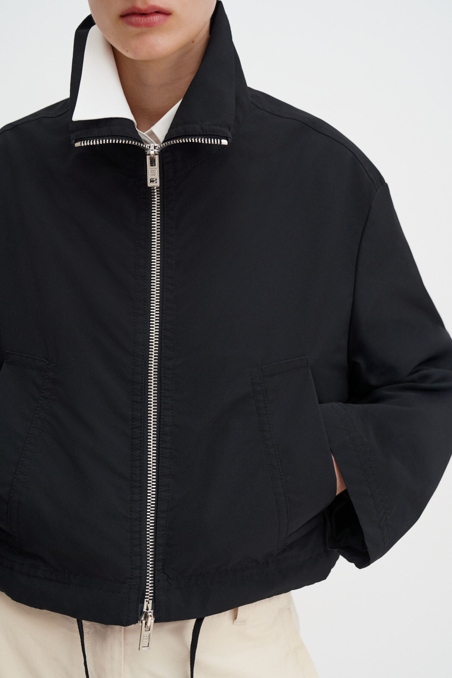 Dafina Cropped Track Jacket