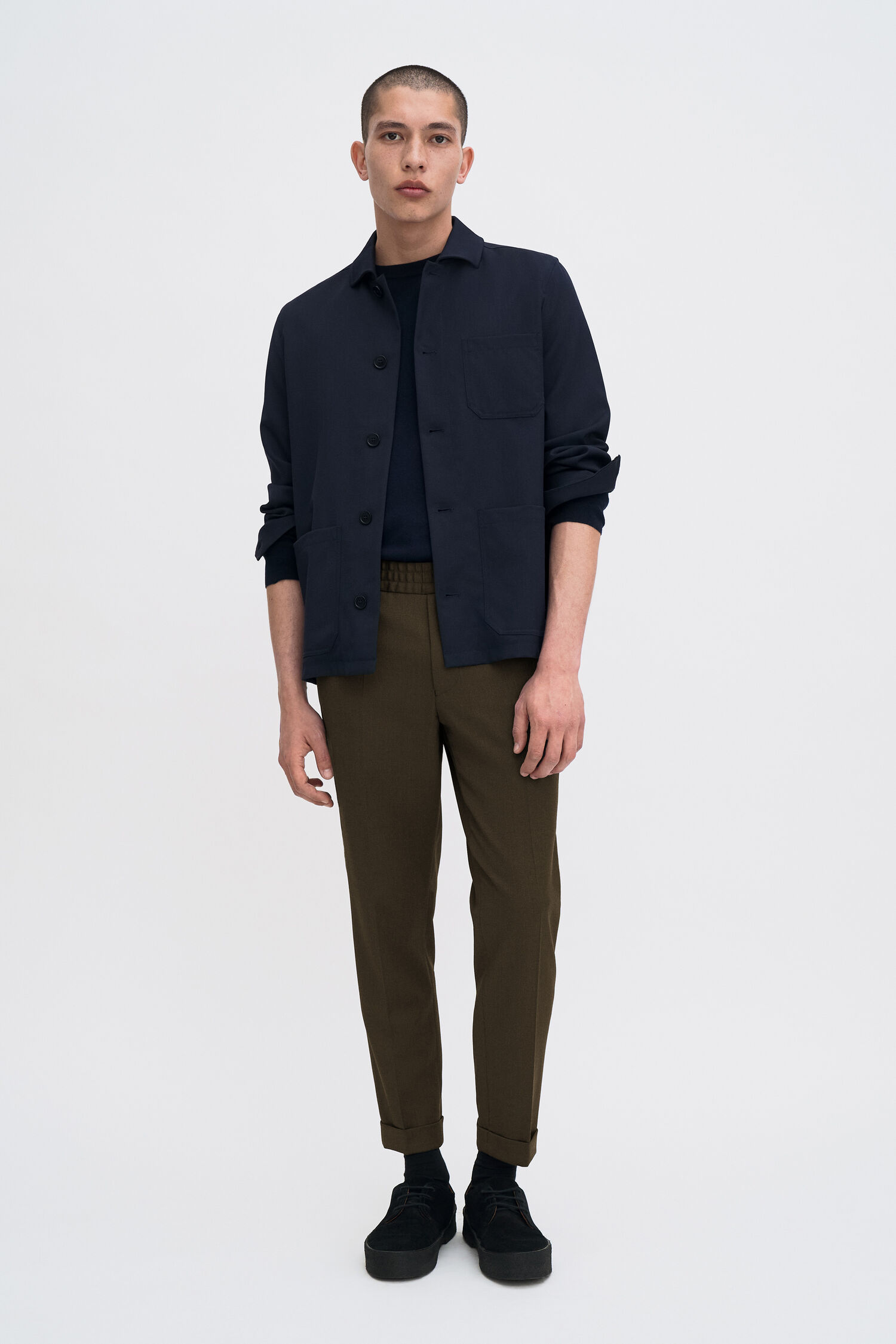 Terry Cropped Trousers