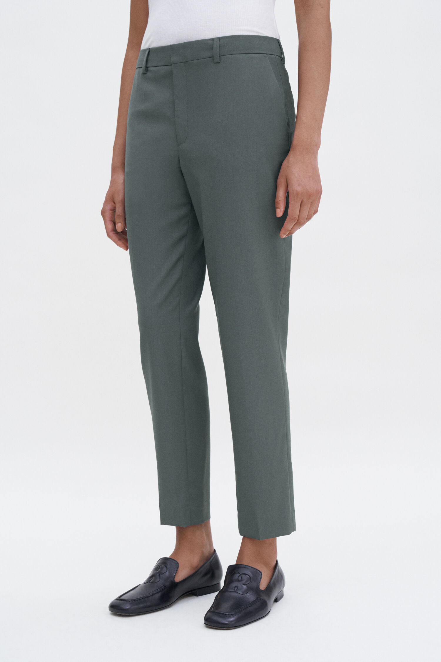 Emma Cropped Cool Wool Trouser