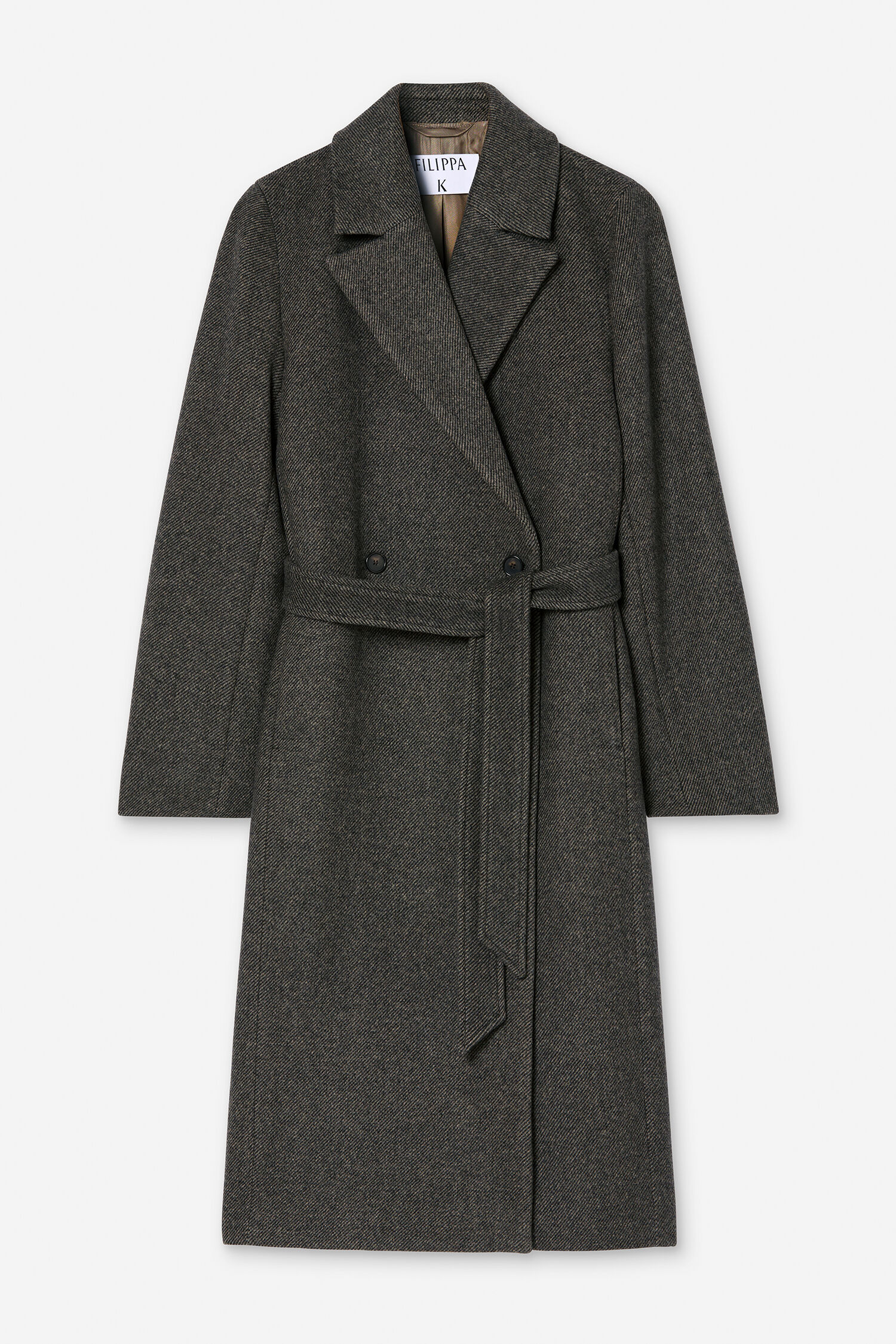 Charlotte Twill Belted Coat