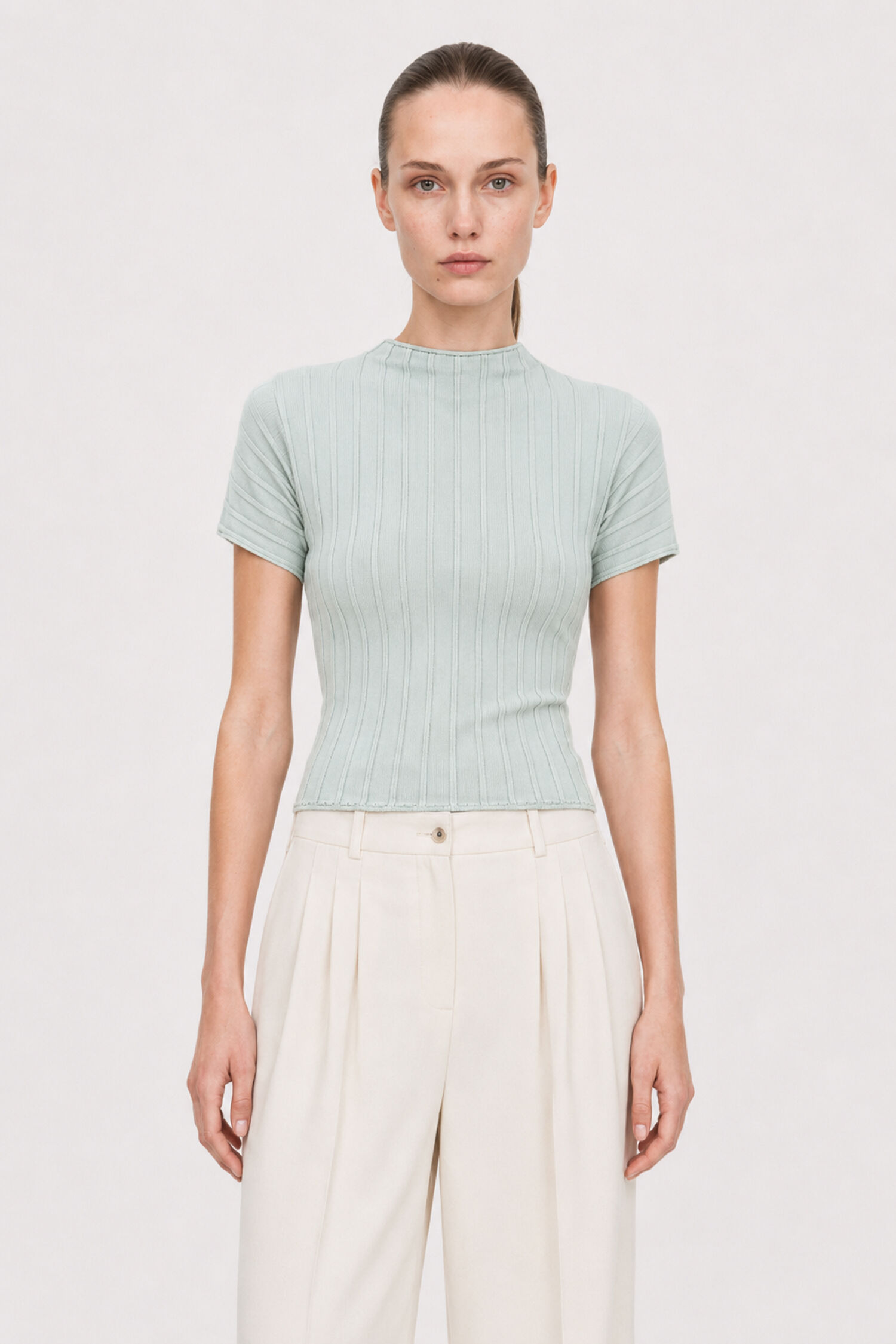 Mock Neck Top
