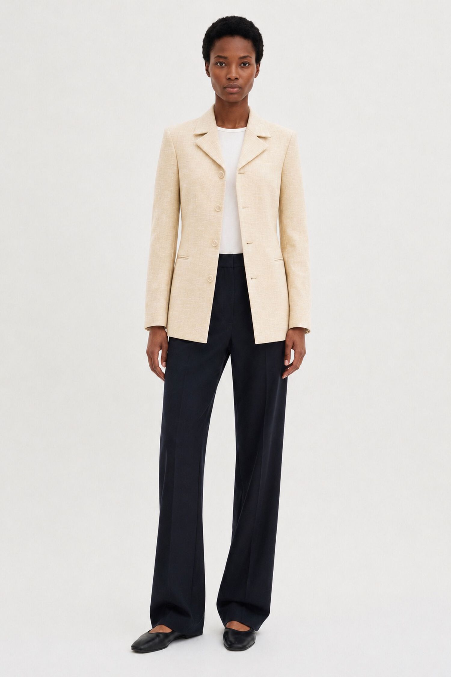 Slim Textured Blazer