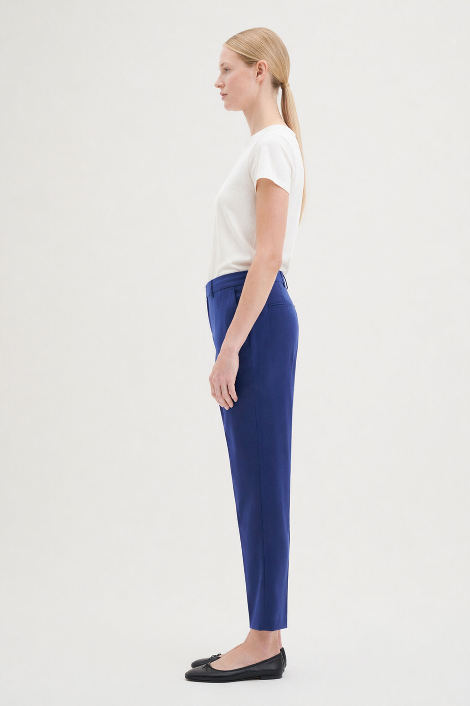 Emma Cropped Cool Wool Trousers