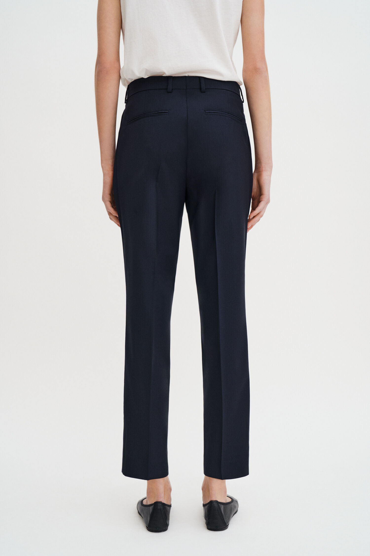 Emma Cropped Cool Wool Trouser
