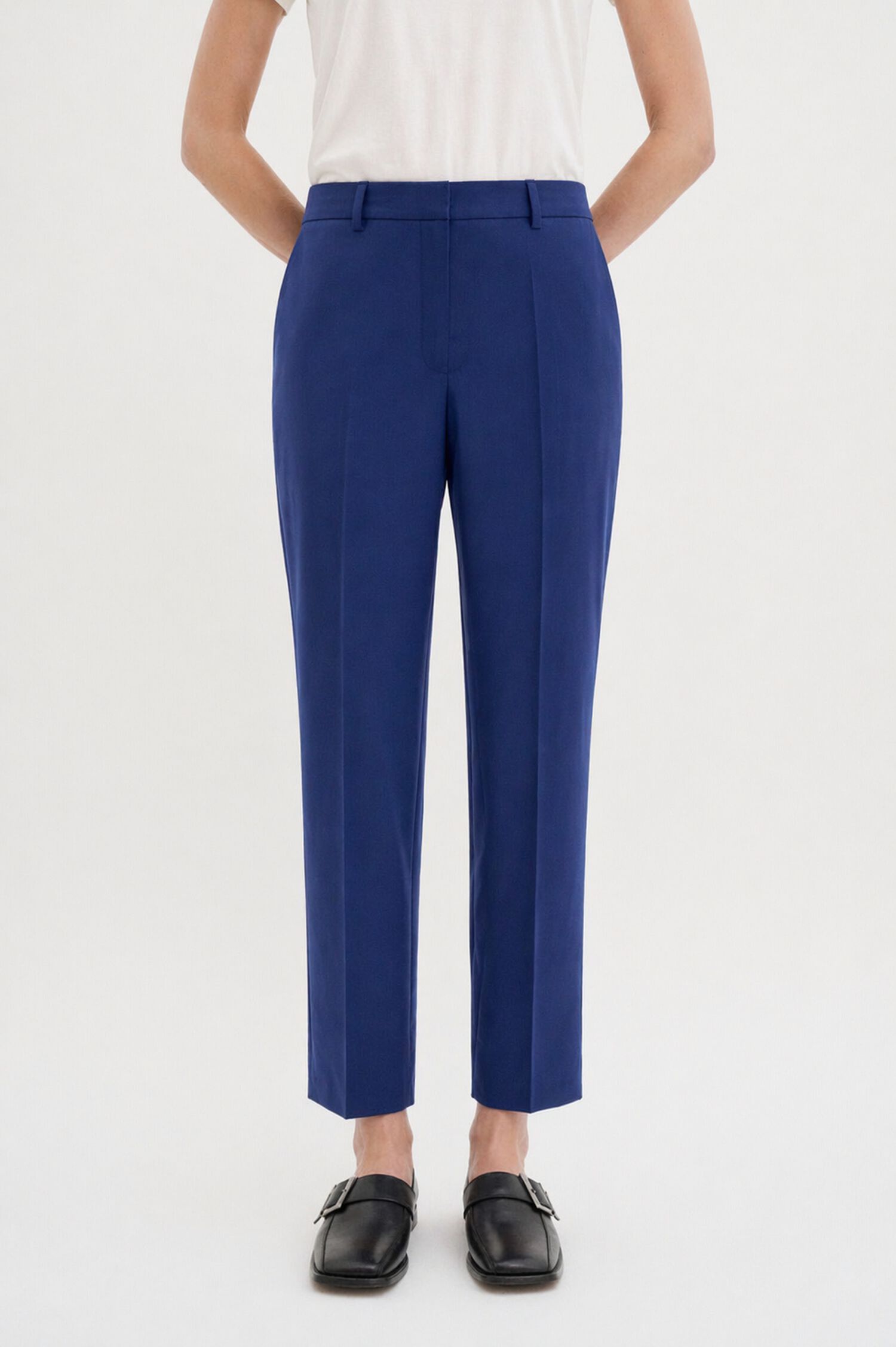 Emma Cropped Cool Wool Trousers