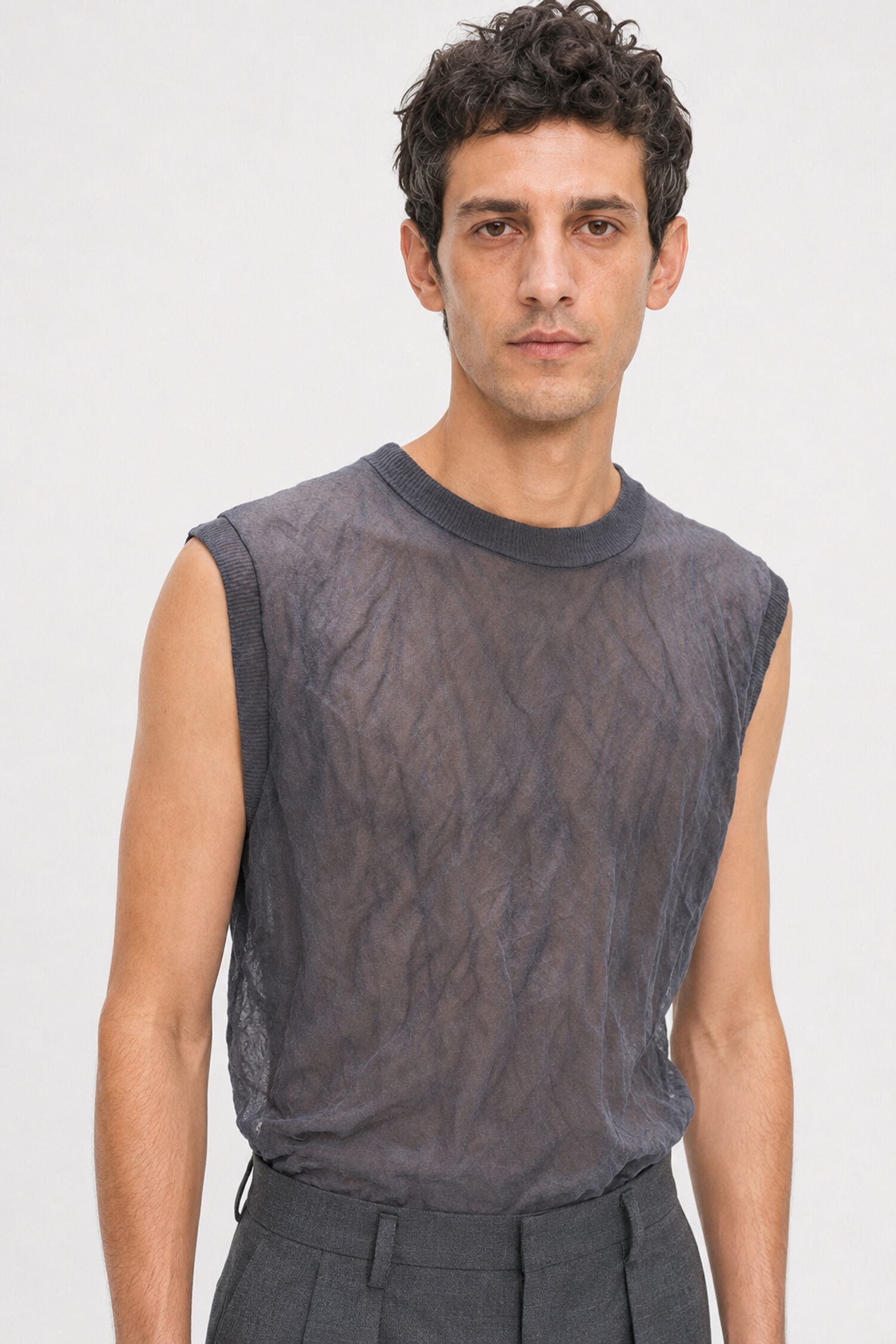 Crinkled Vest