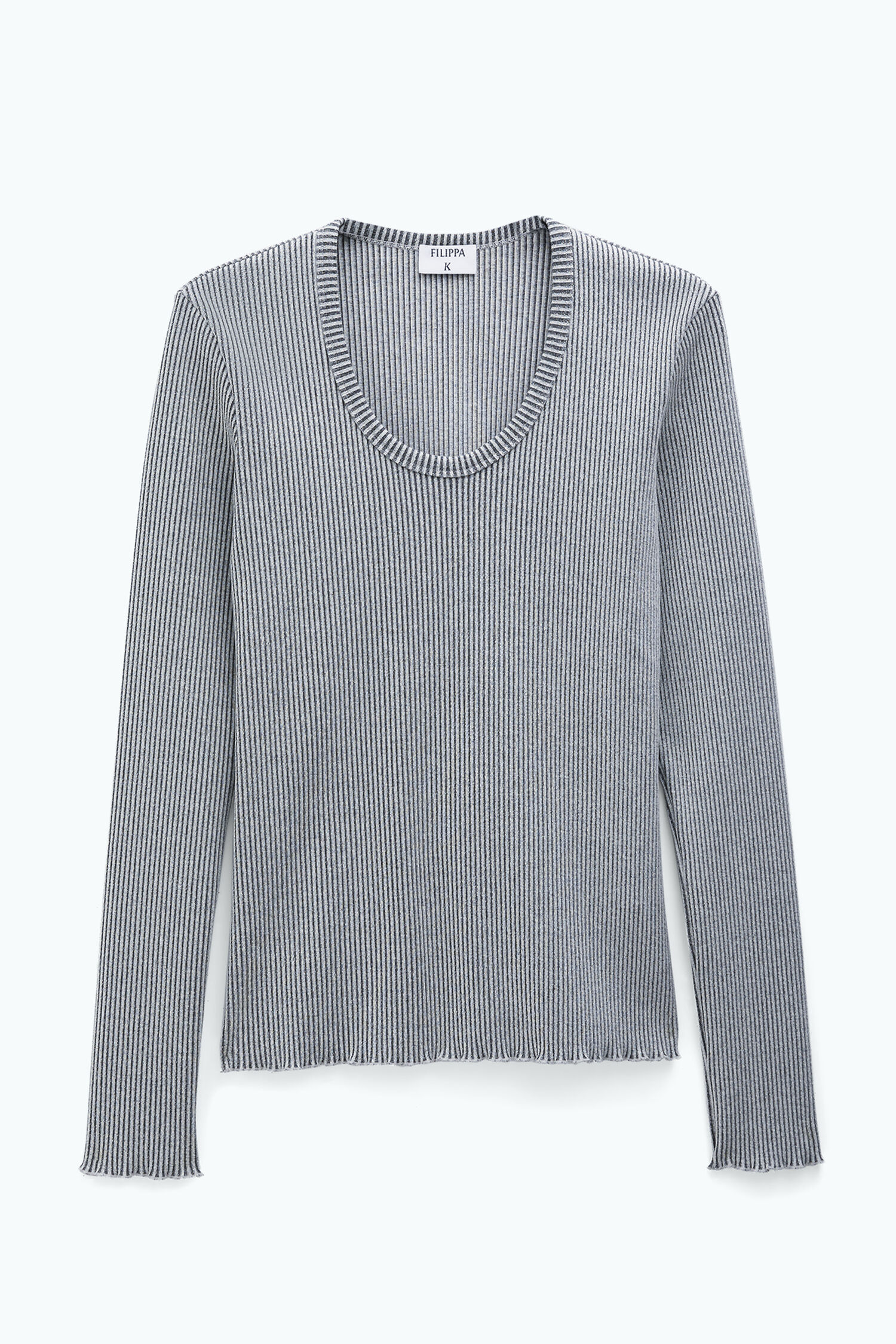 Two Tone Rib Top