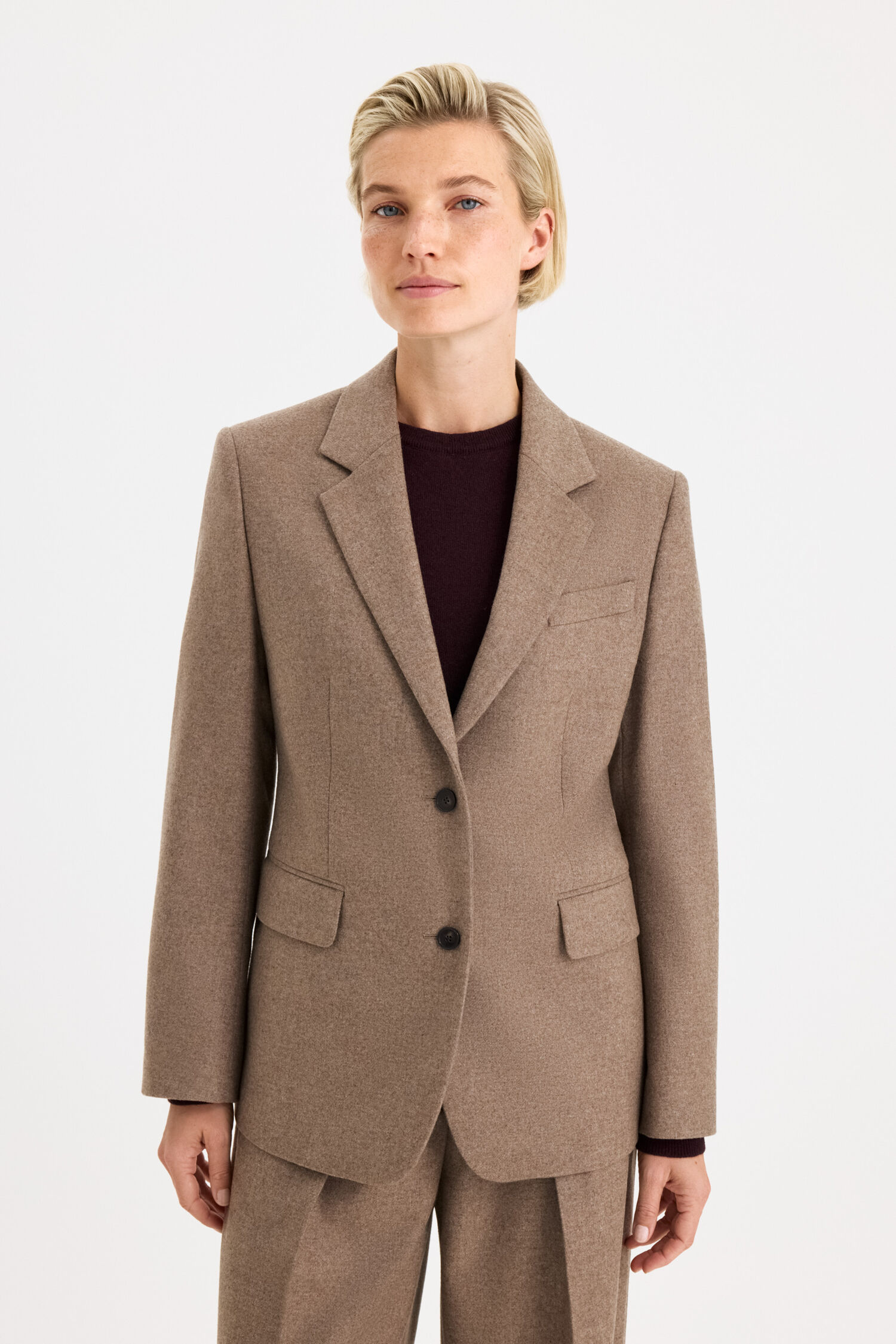 Delilah Flannel Blazer