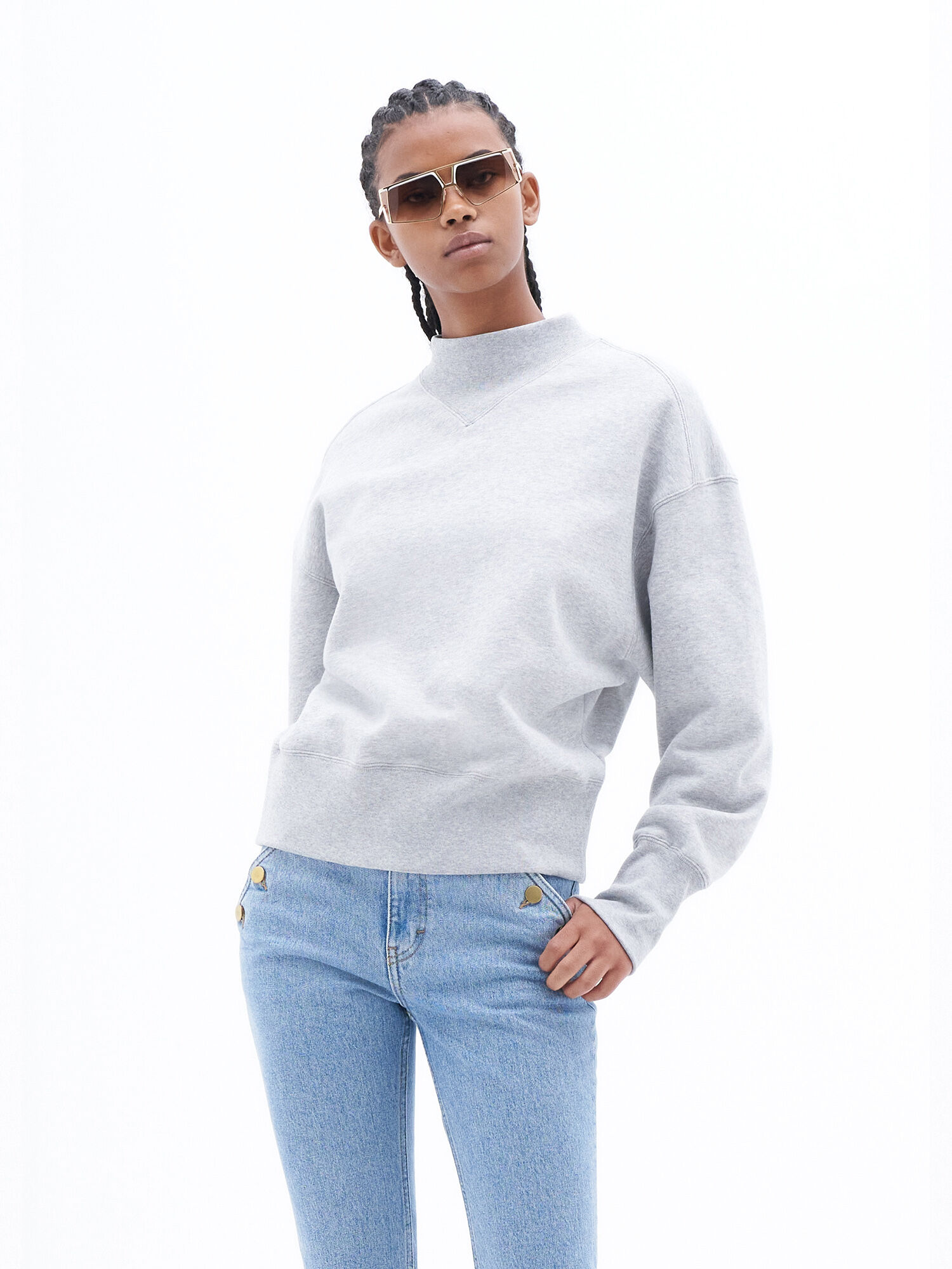 Filippa k oversized brushed sweatshirt clearance