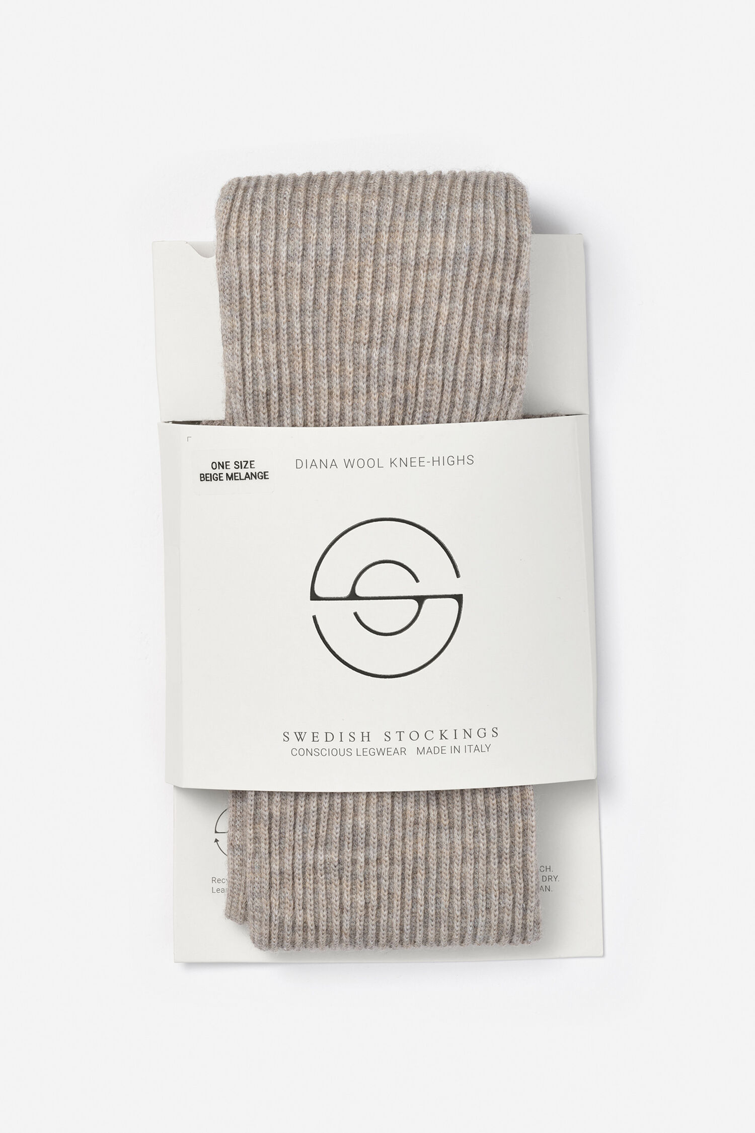 Diana Ribbed Wool Knee-High