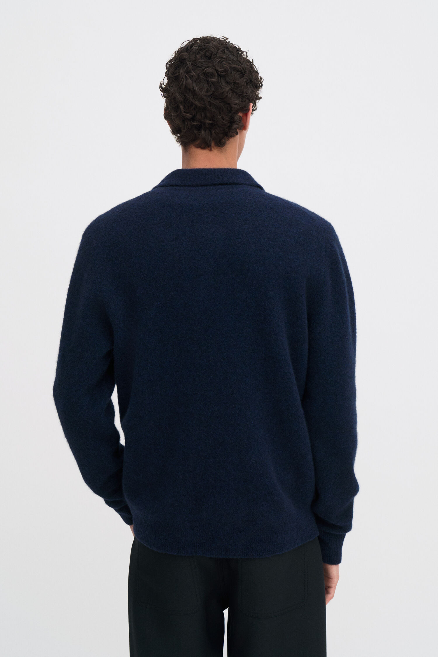 Yak Wool Polo Sweater
