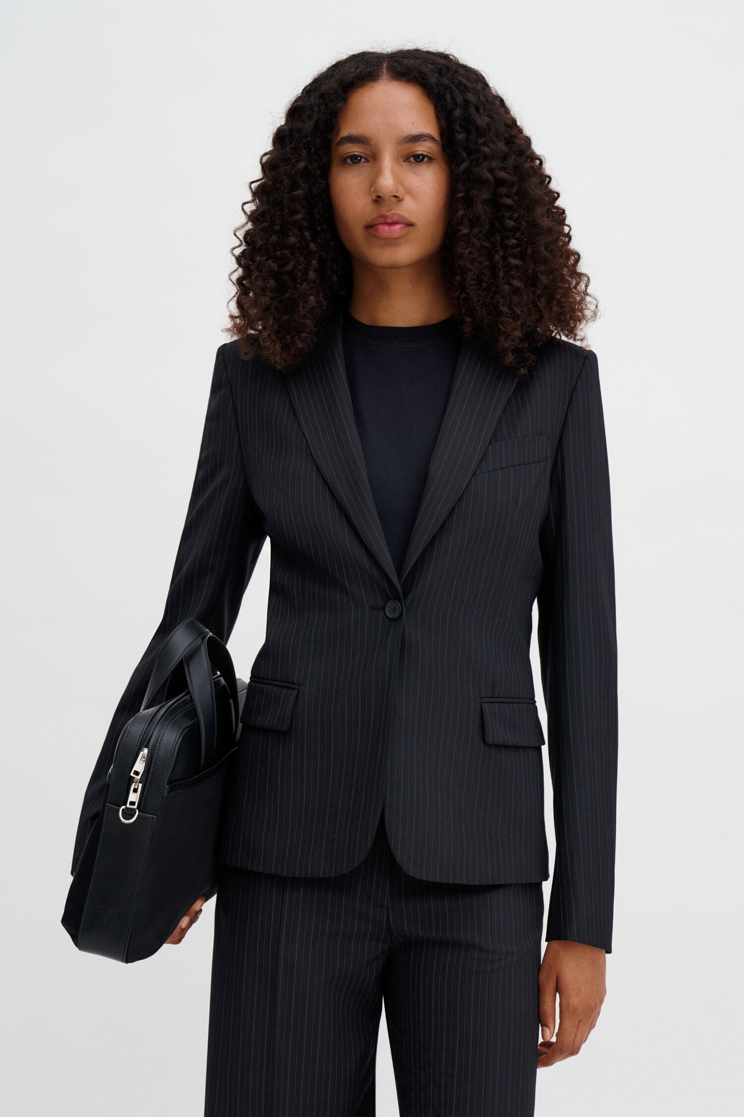 Sasha Pinstripe Blazer