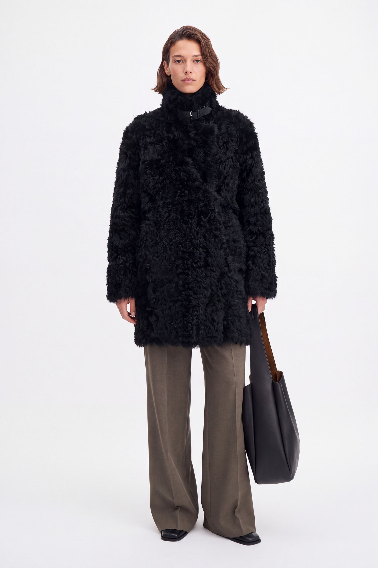 Reversible Shearling Coat