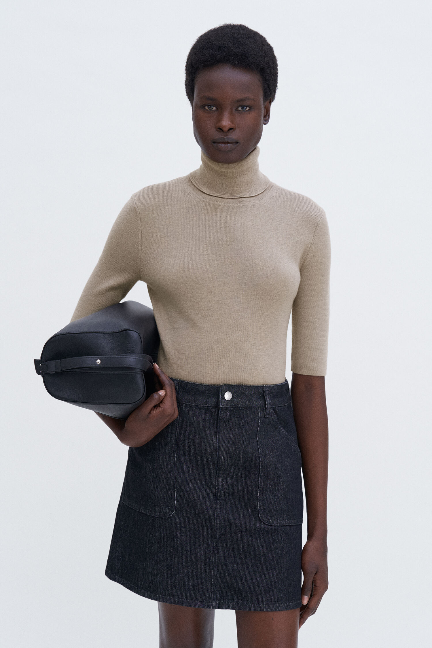 Merino Elbow Sleeve Top