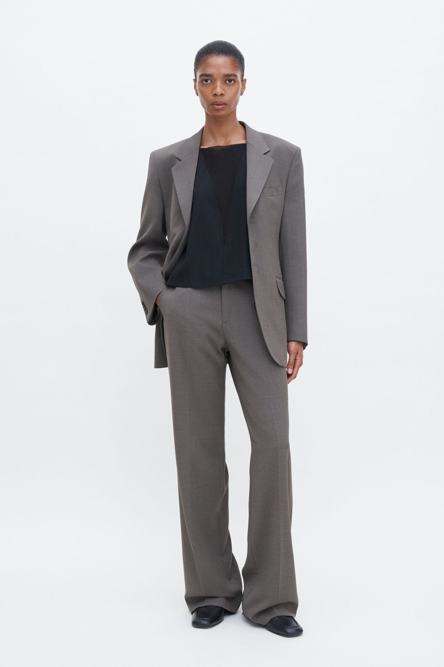 Contrast V-Neck Tank