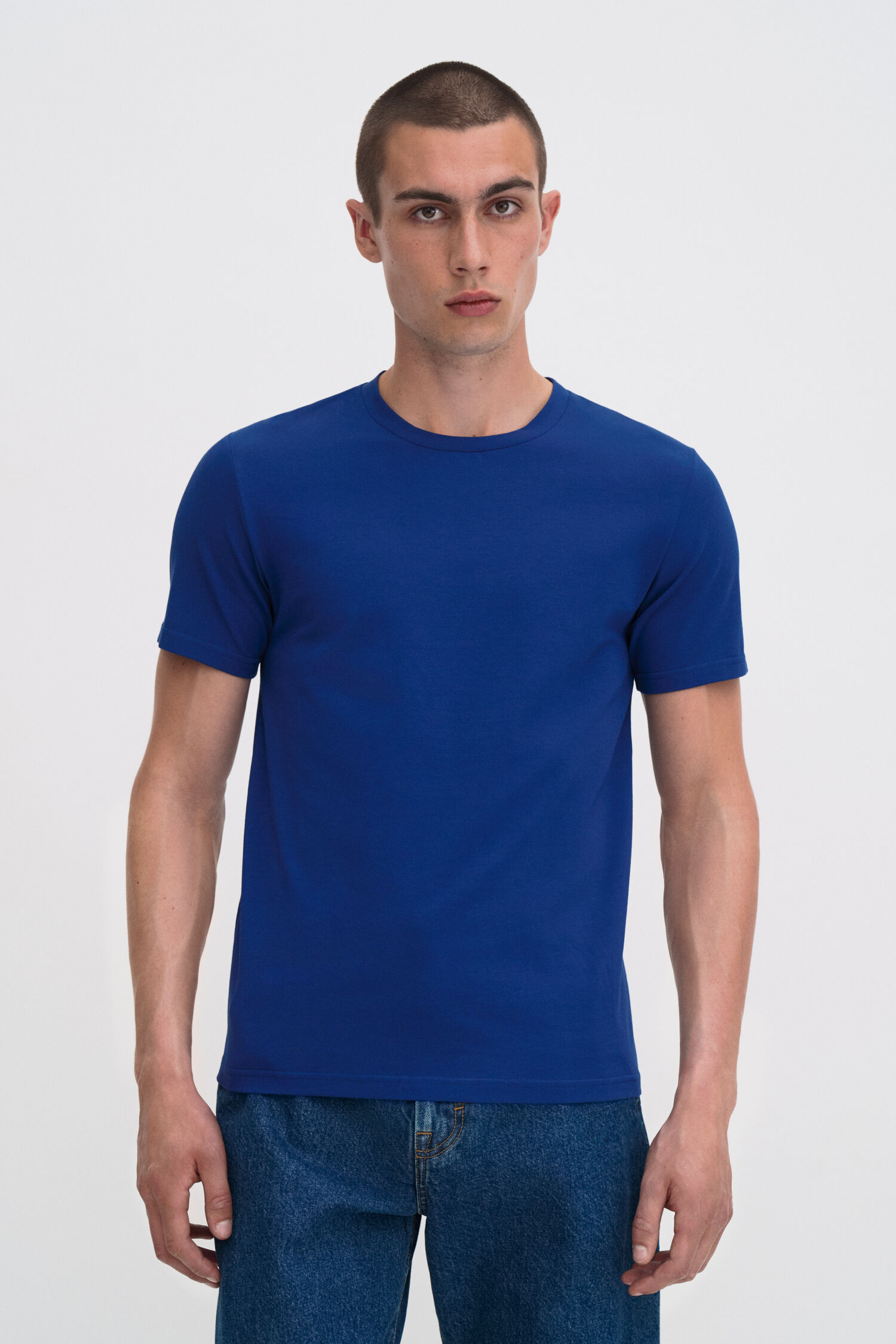 Stretch Cotton Tee