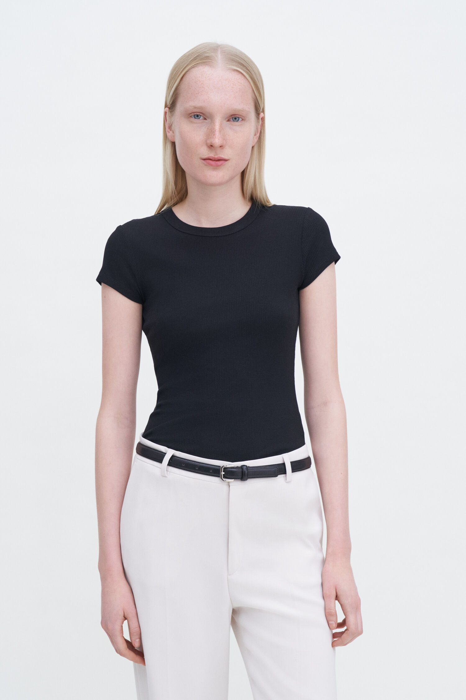 Fine Rib Tee