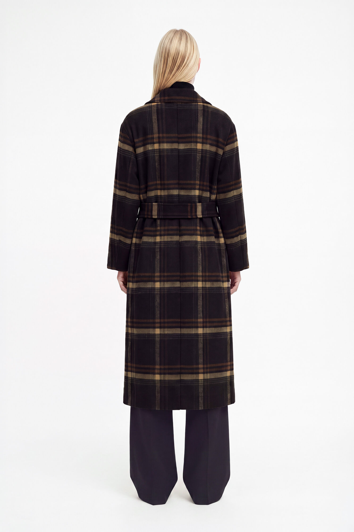 Alyssa Check Coat