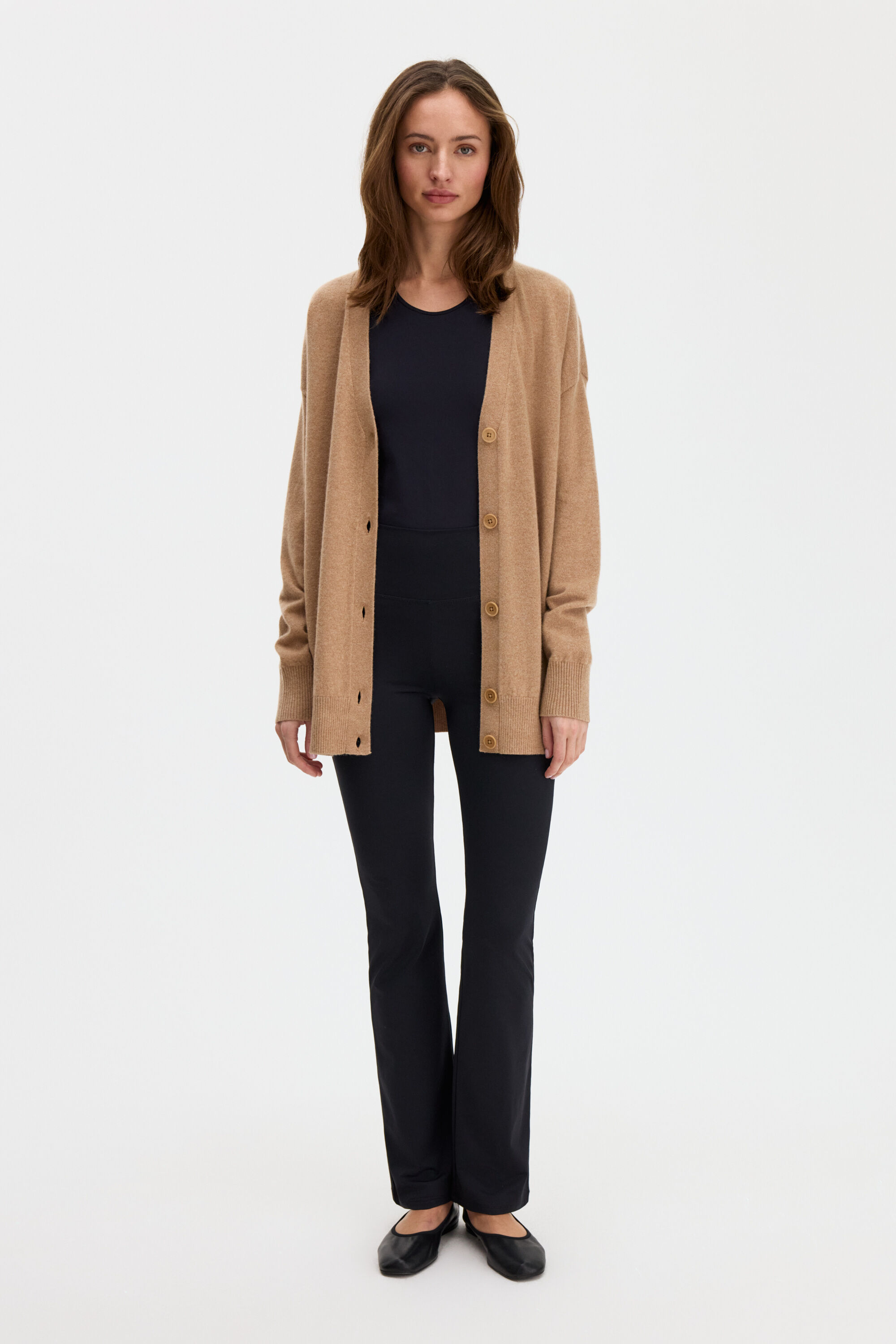 Cashmere Batwing Cardigan - Camel Mel. | FILIPPA K
