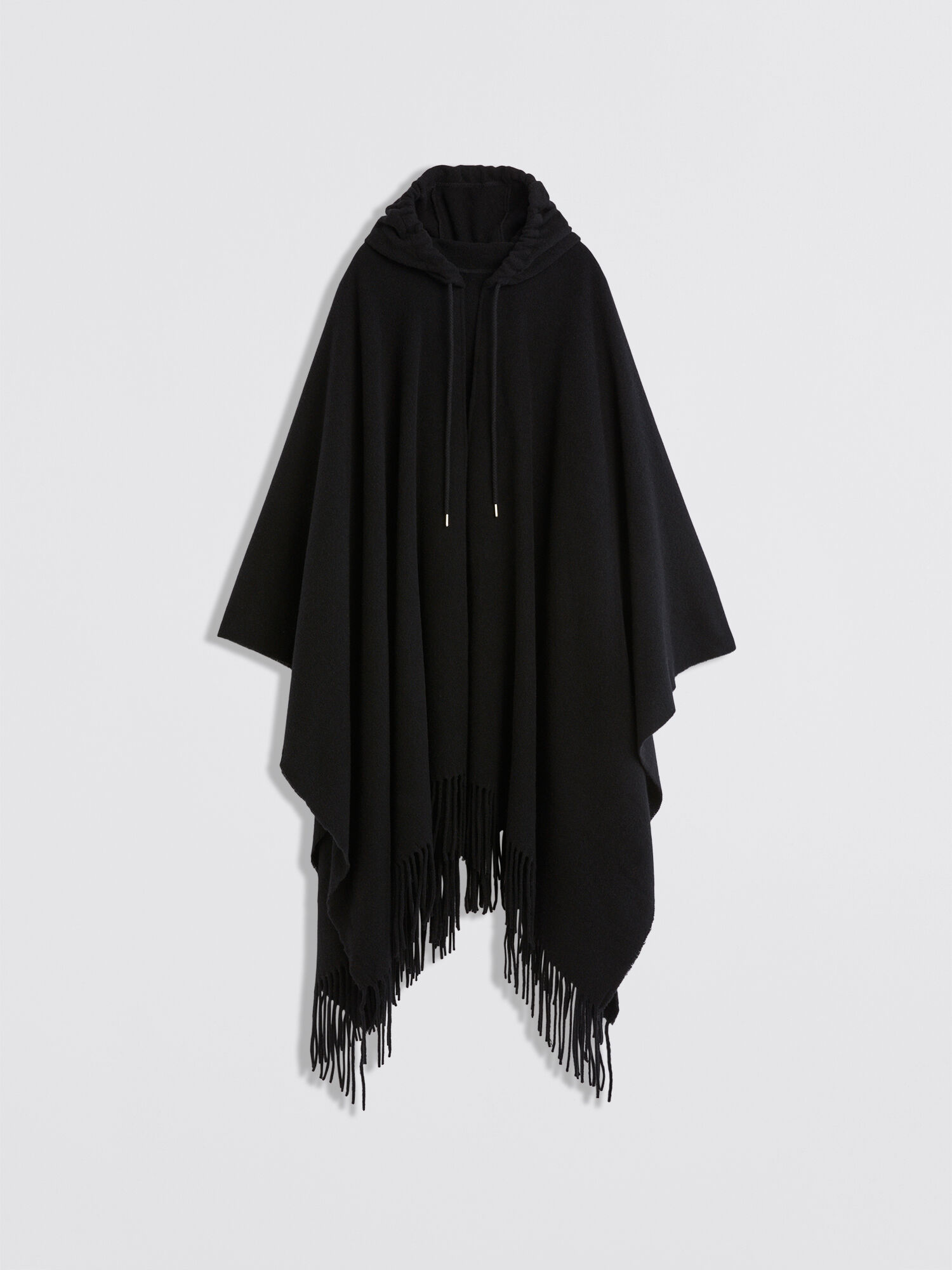 Black hooded poncho shop
