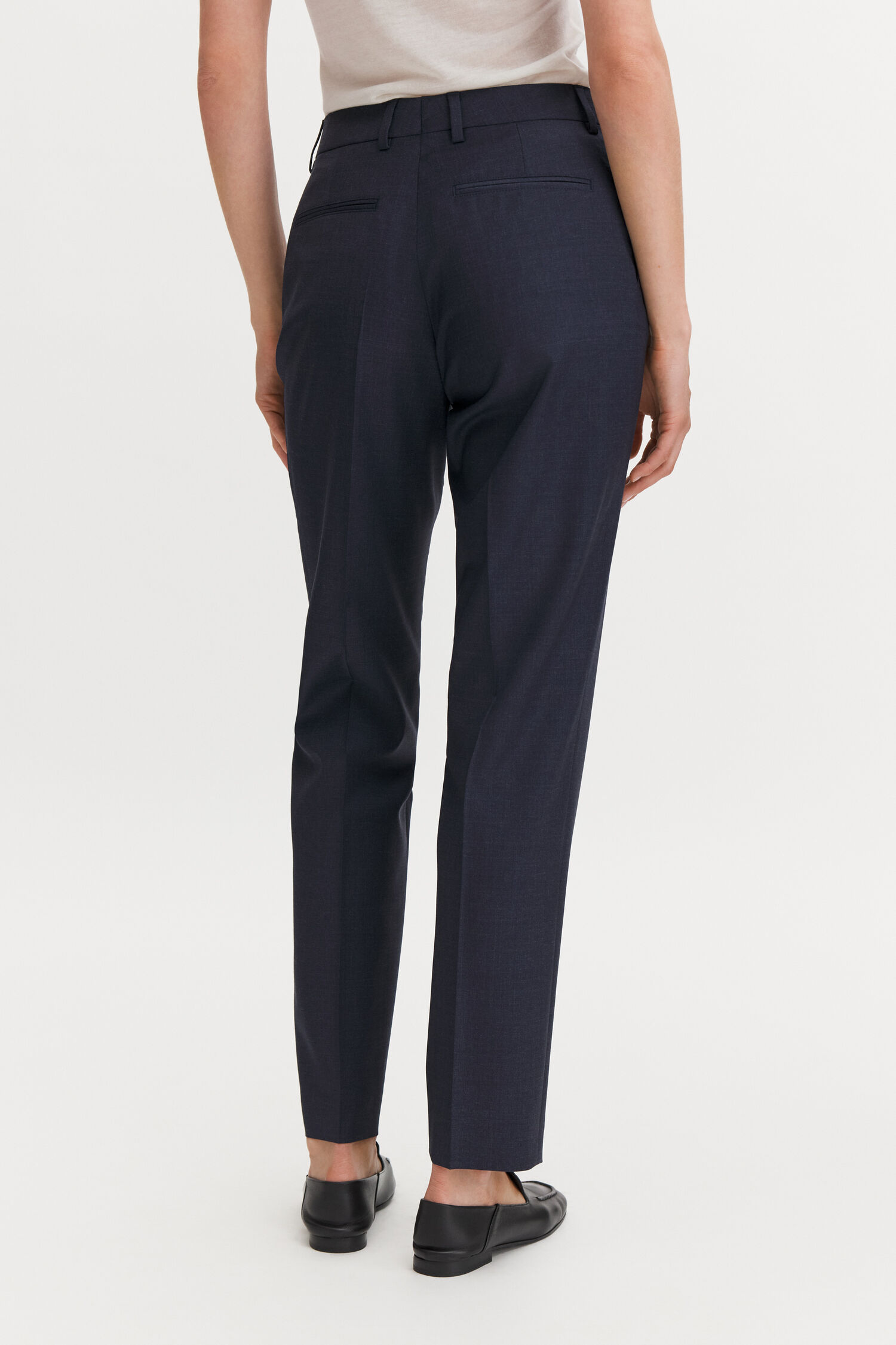 Emma Cropped Cool Wool Trousers
