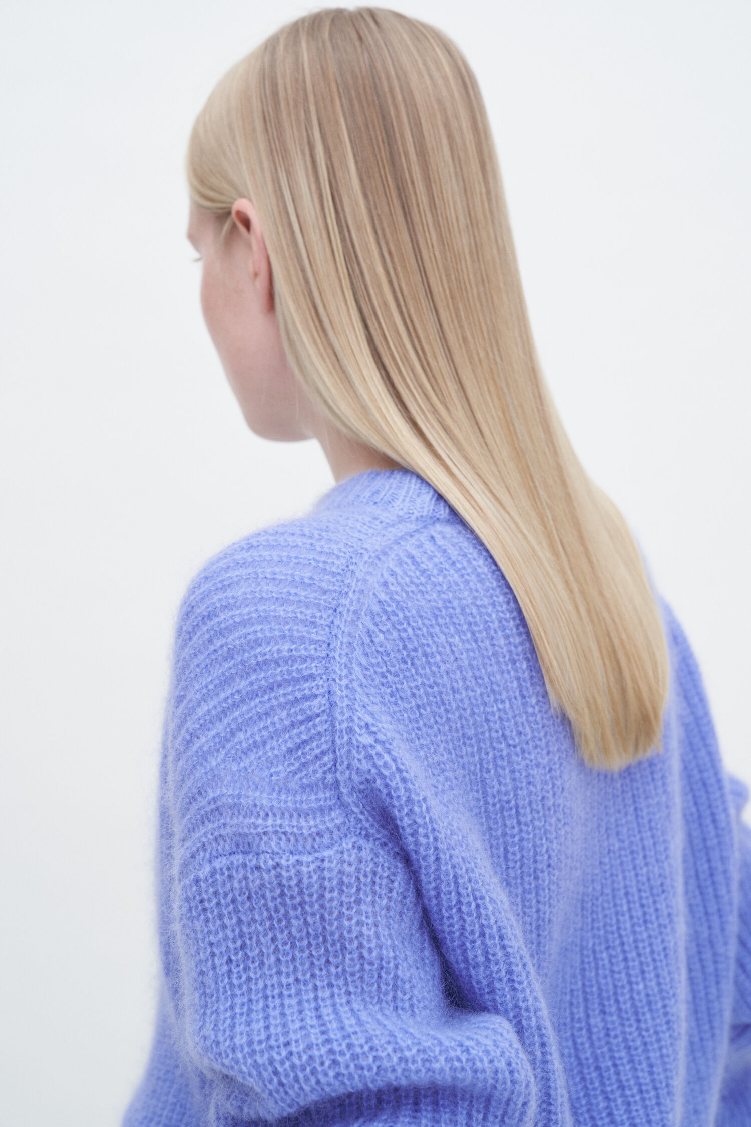 Ribbed Mohair Sweater