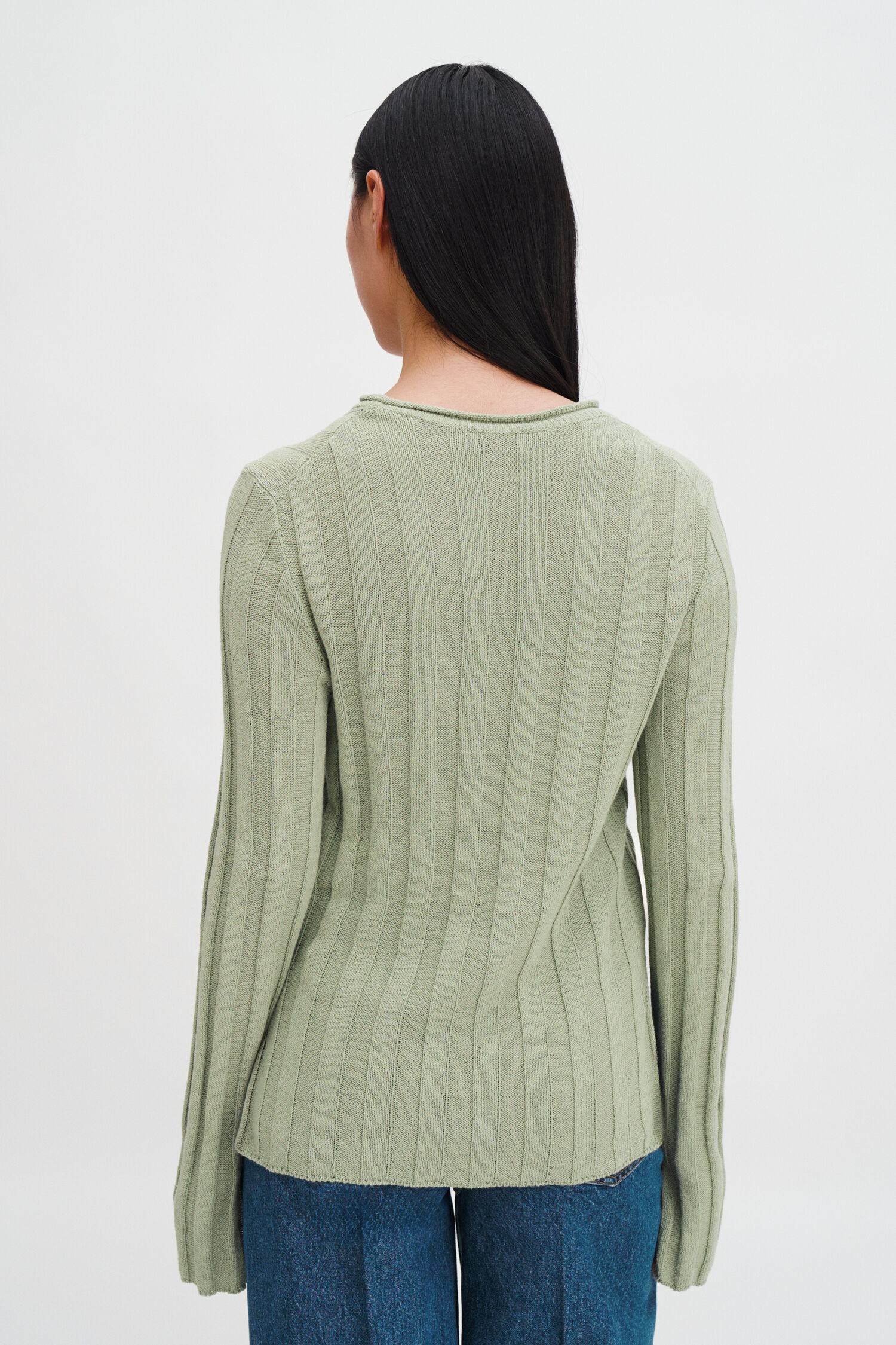 Linen Rib Sweater