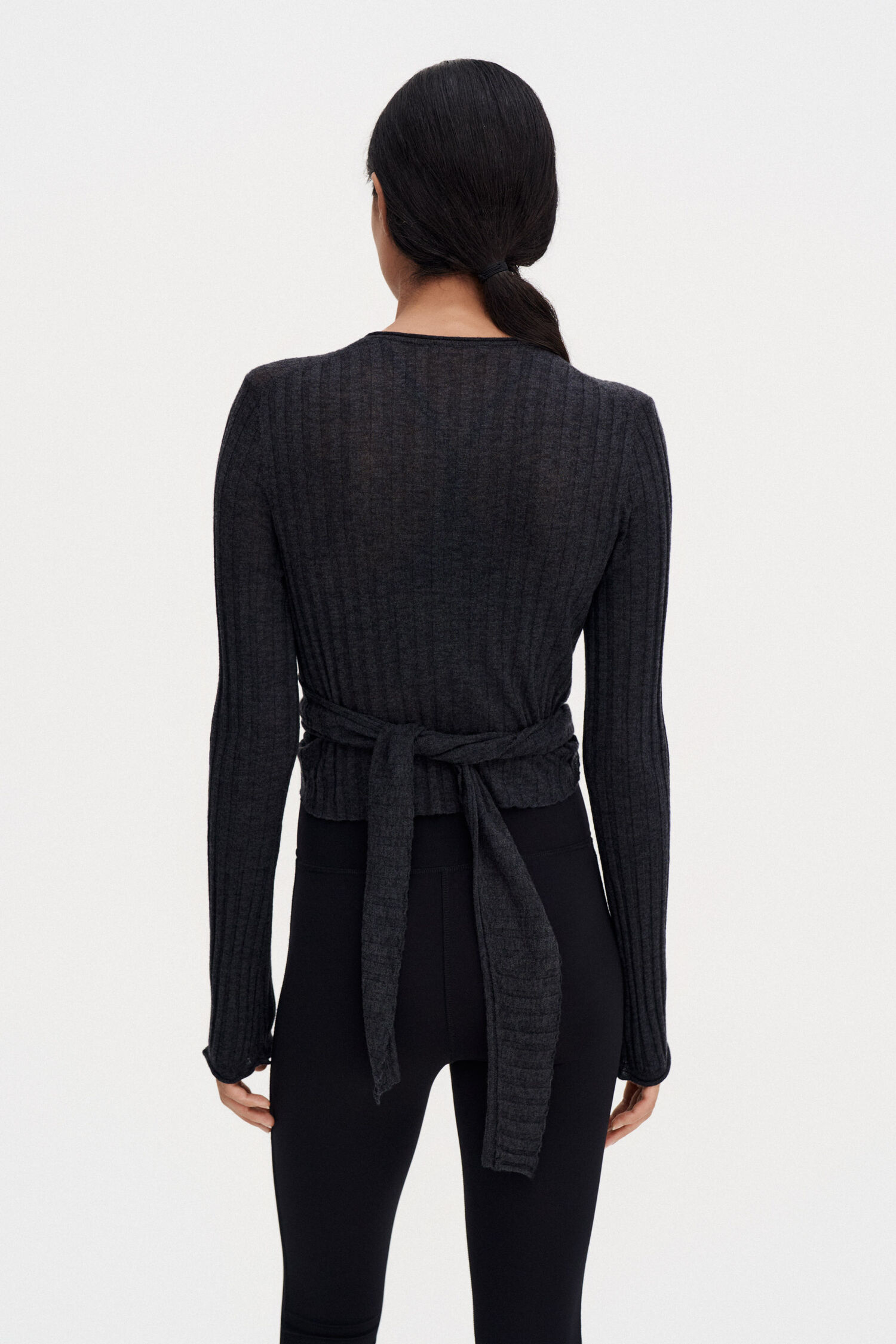 Knit Wrap Top