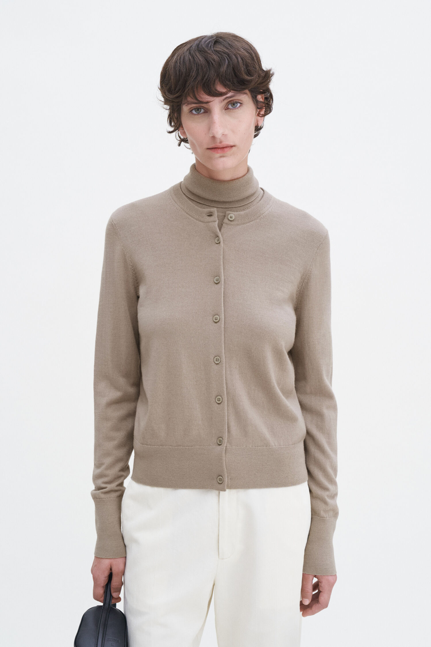 Merino Short Cardigan
