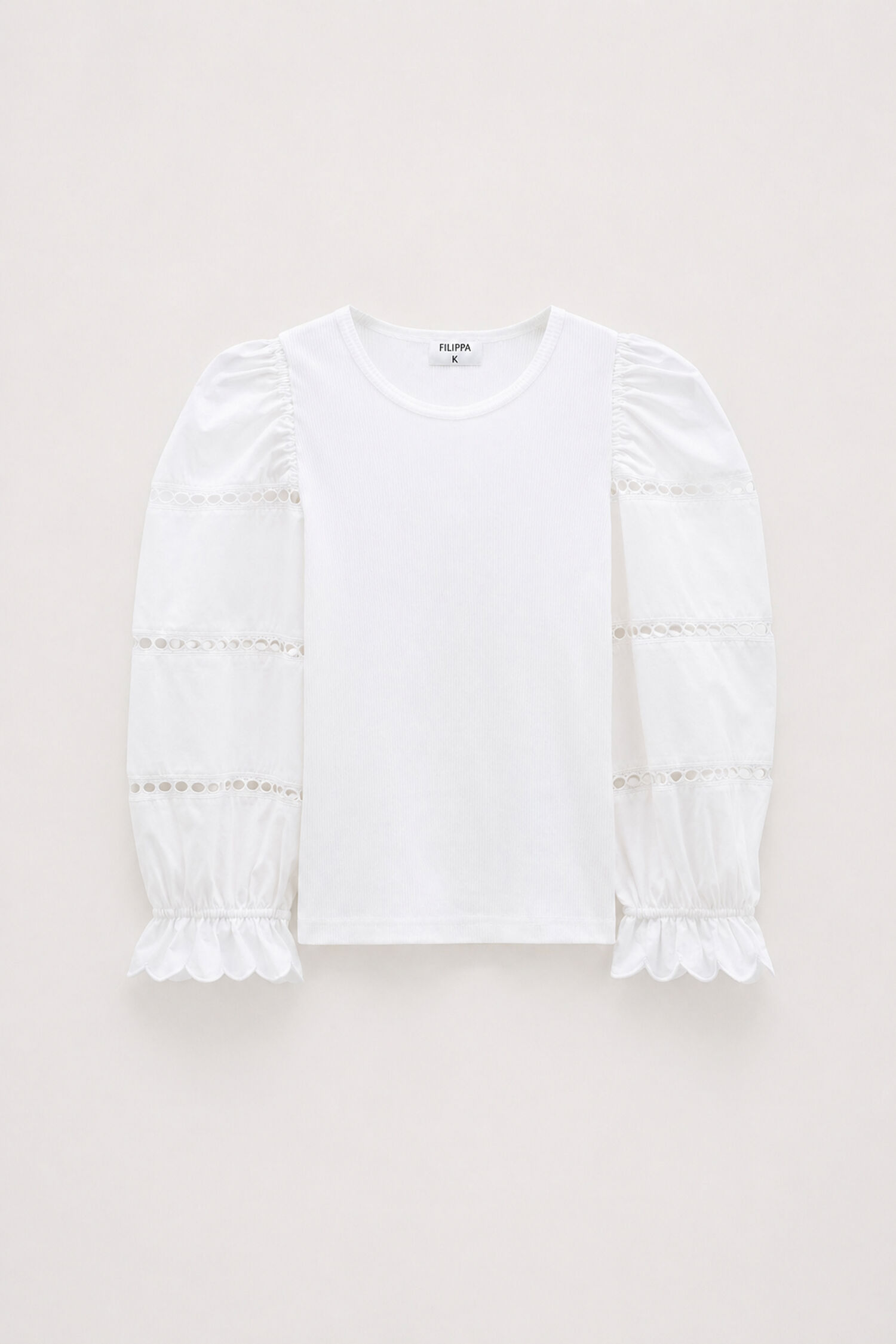 Puff Sleeve Rib Top