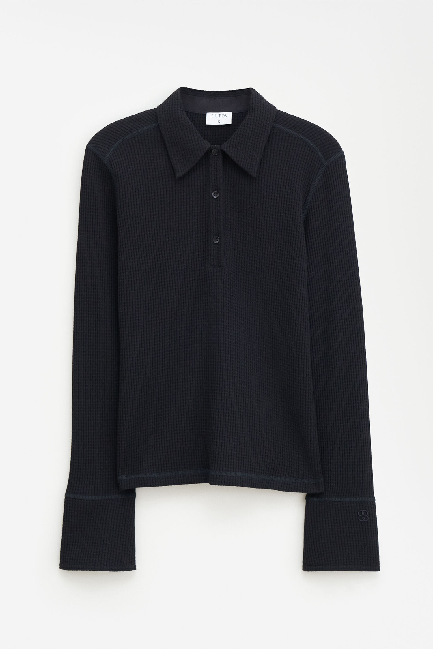 Waffle Polo Shirt