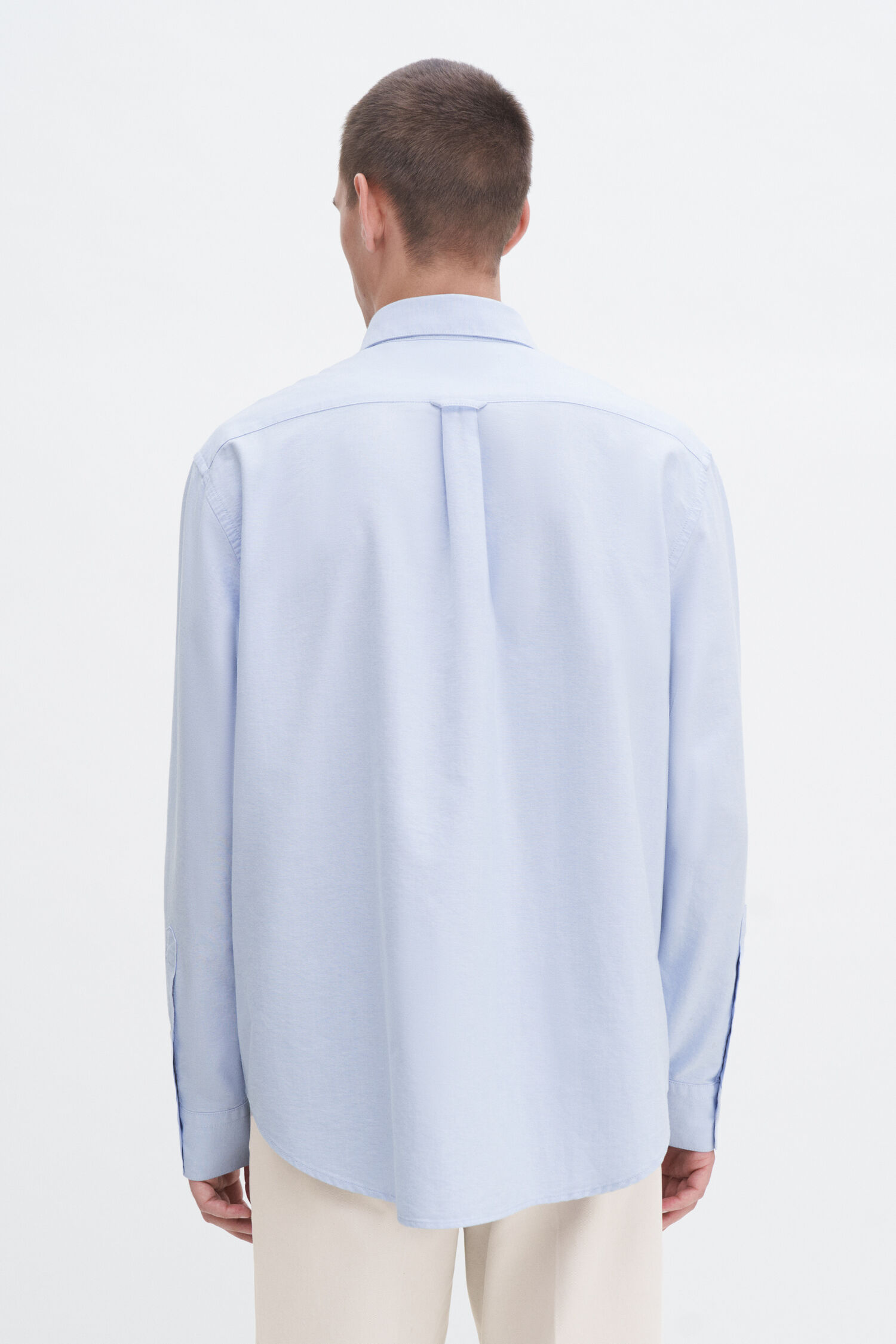 Loose Cotton Oxford Shirt